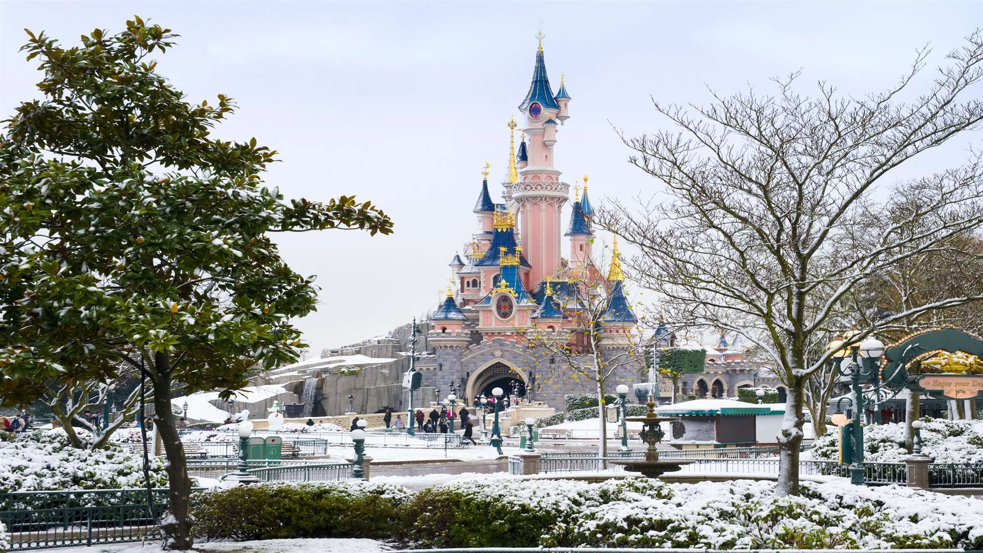 The Sleeping Beauty castle at Disneyland Paris