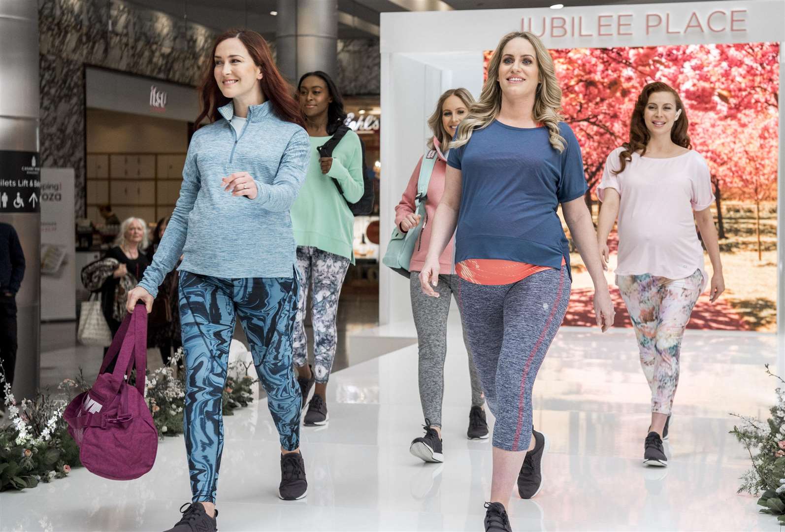 The Canary Wharf maternity fashion show