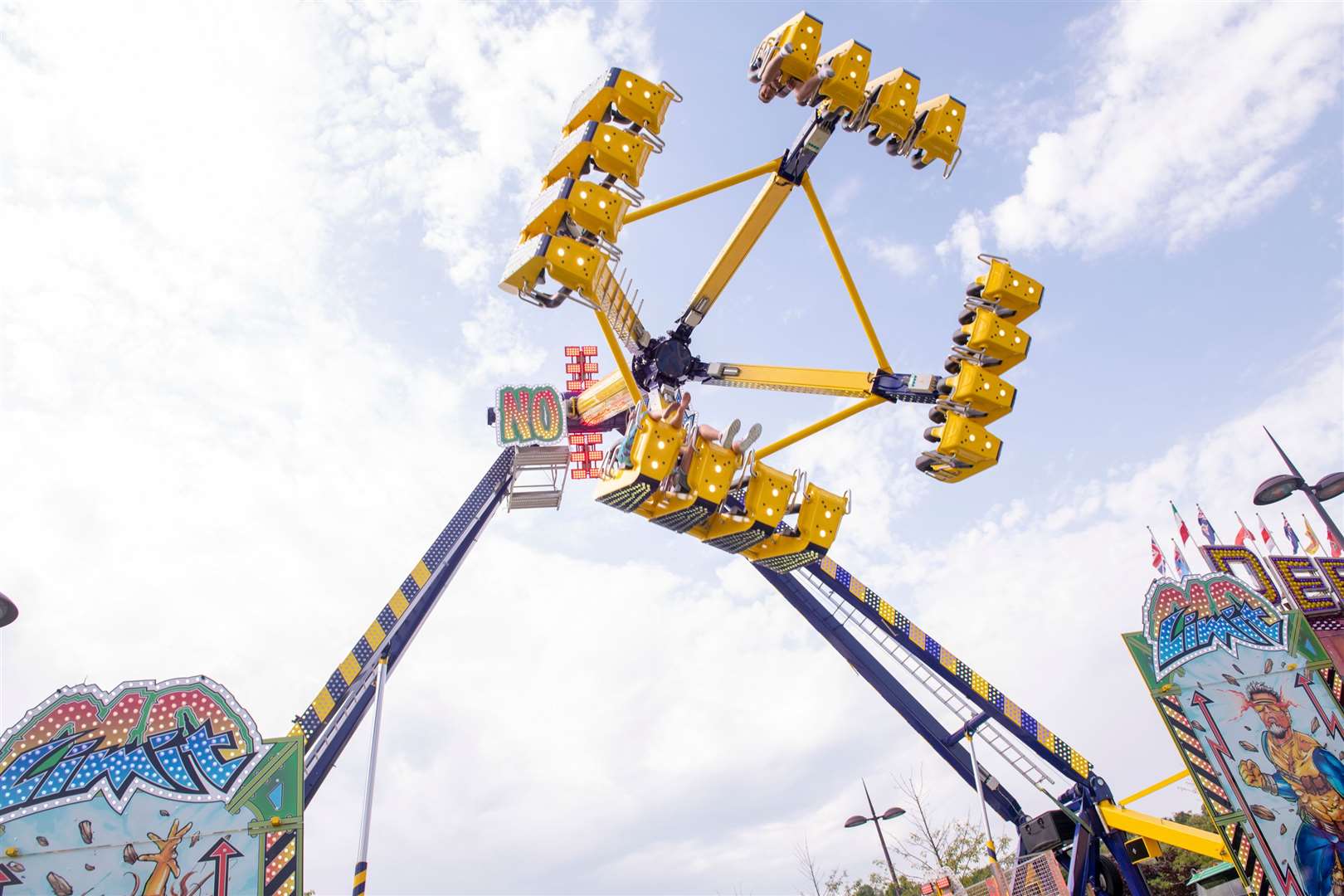 The bigger rides require more tokens than those for small children