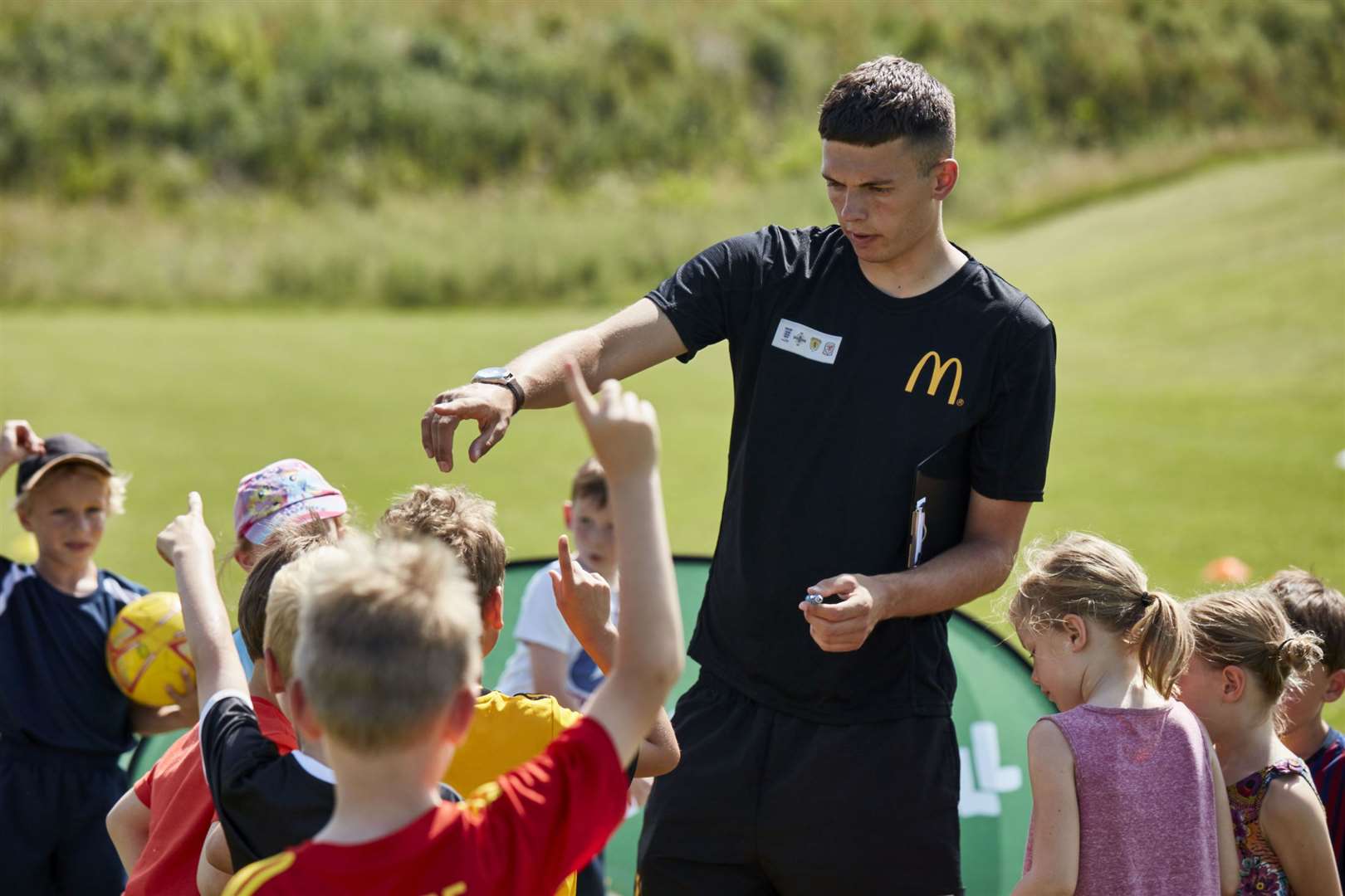 Free football sessions for children in Dartford have been running throughout April. Picture: McDonald's