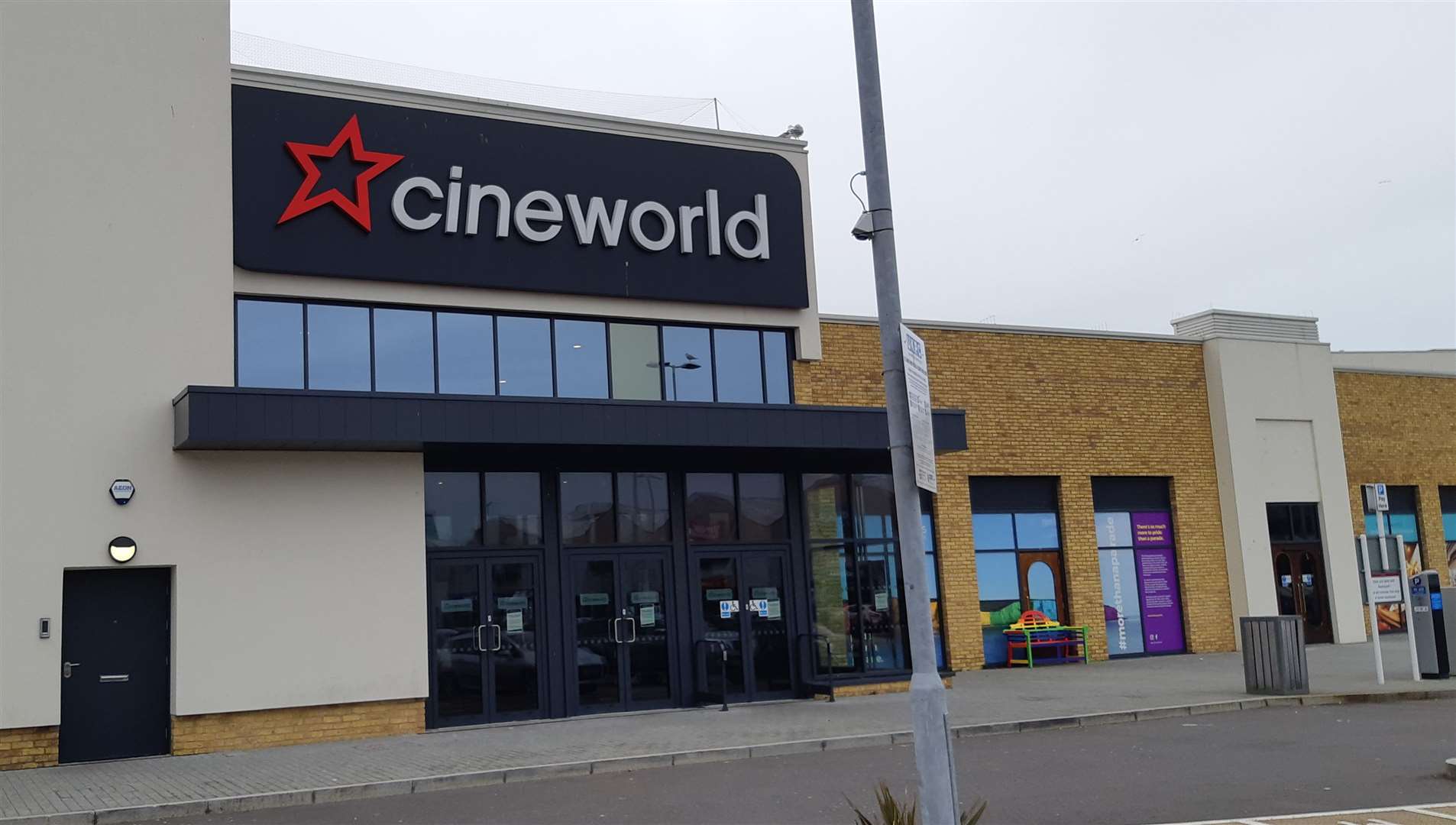 Cineworld at Dover closed its doors to prevent Covid-19 spreading