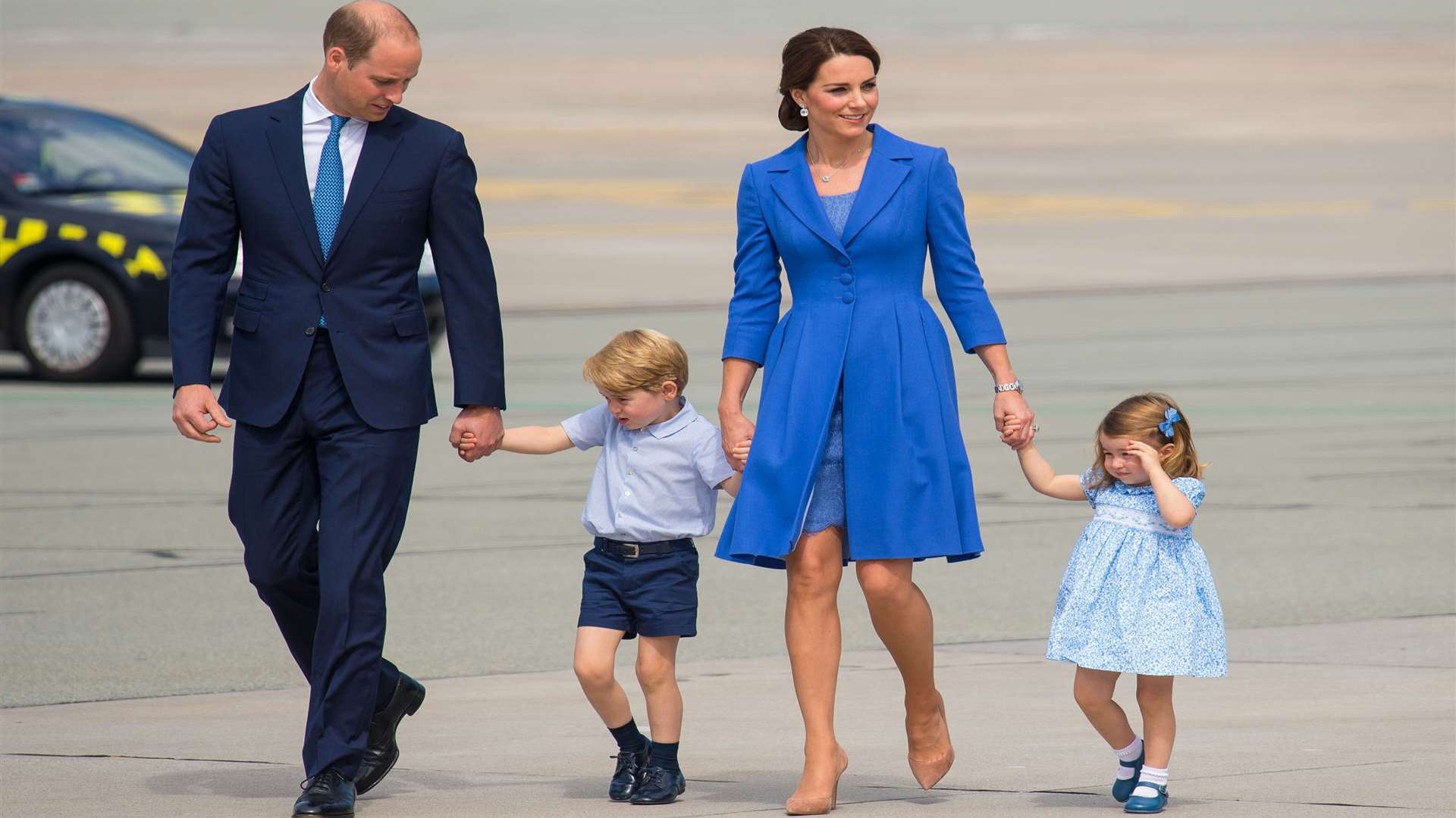 Duke and Duchess of Cambridge, Prince George and Princess Charlotte