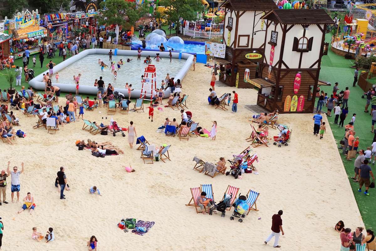 The beach is coming to Bluewater