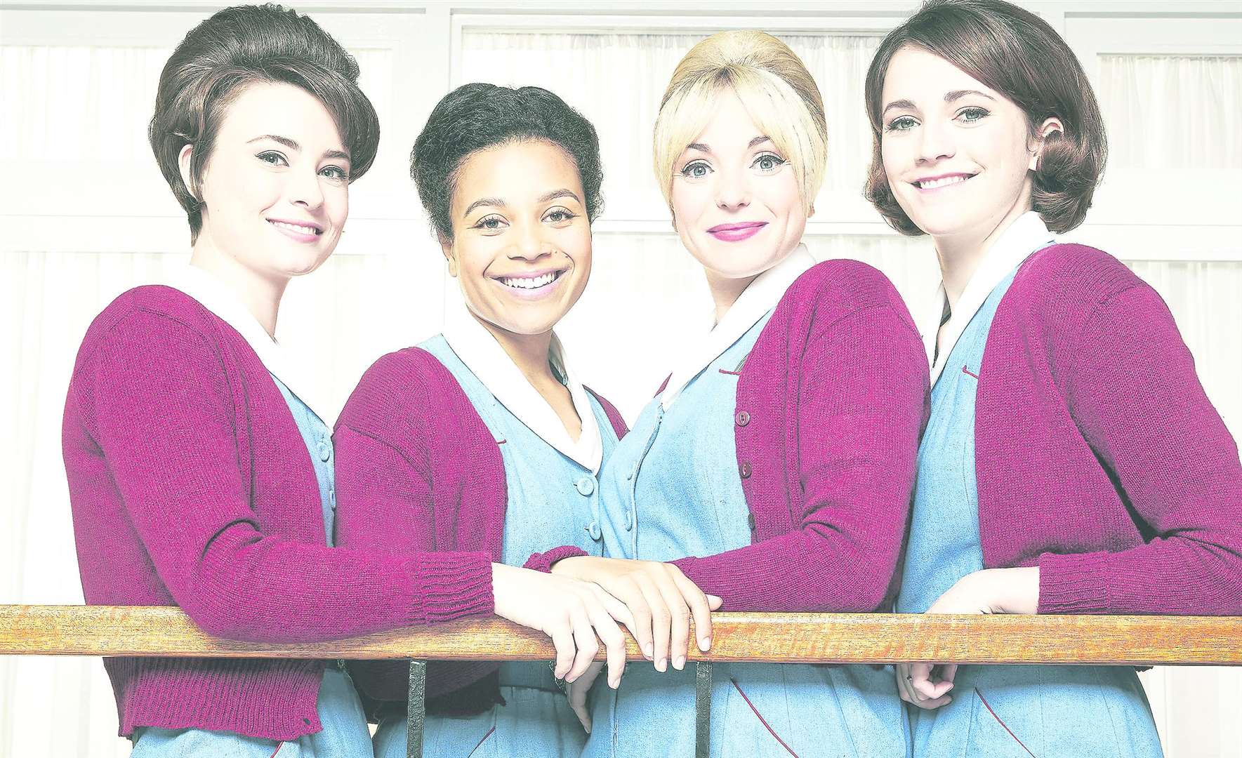 In Call the Midwife staff all carry identical equipment bags. Picture credit: Neal Street productions. Photographer: Nicky Johnston