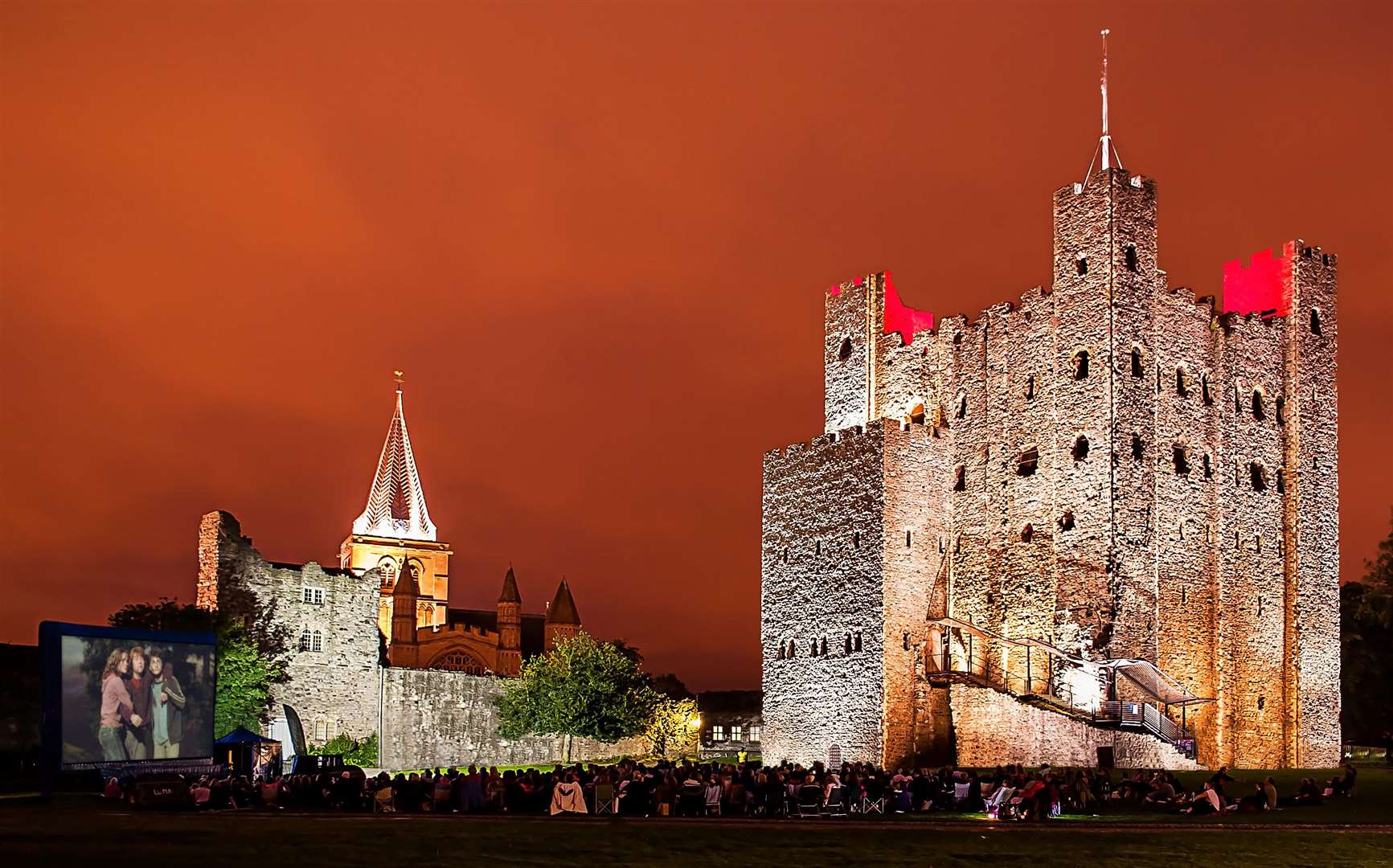 Rochester Castle will screen Harry Potter and the Prisoner of Azkaban among this weekend's films