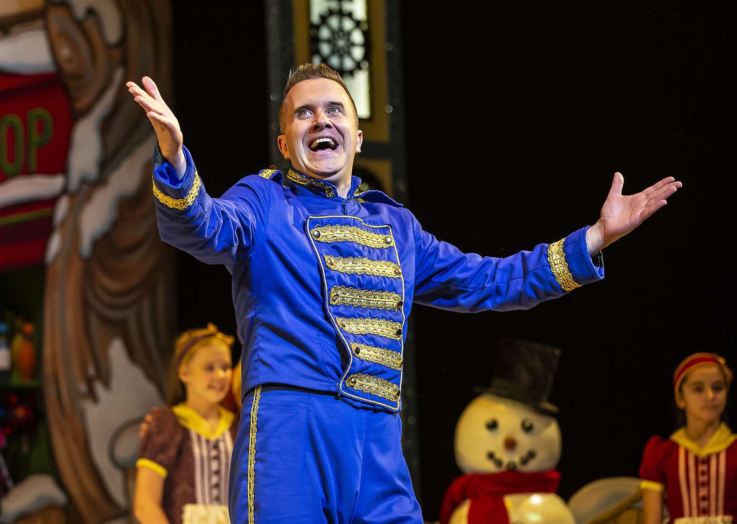 Phil Gallagher starring as Buttons in Cinderella at the Marlowe Theatre last year