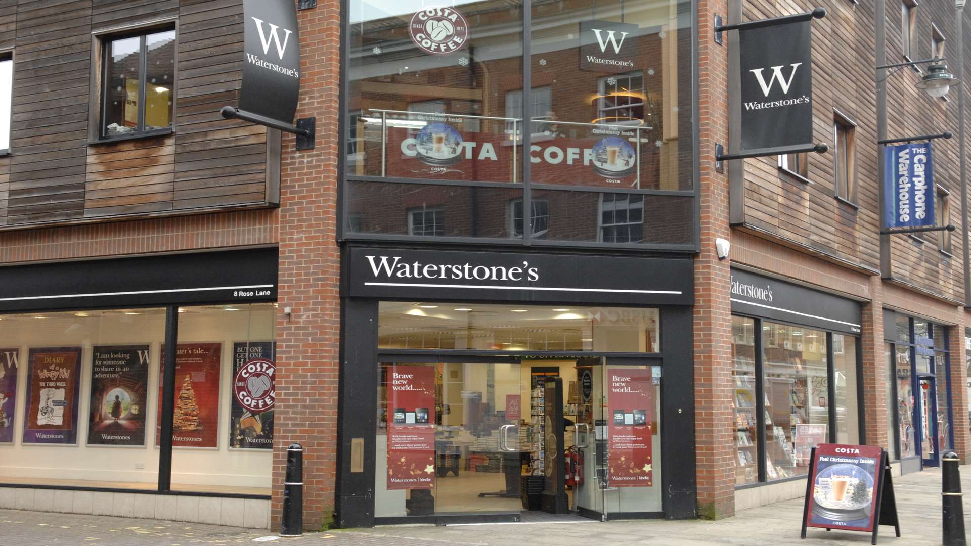 Waterstones in Rose Lane Canterbury