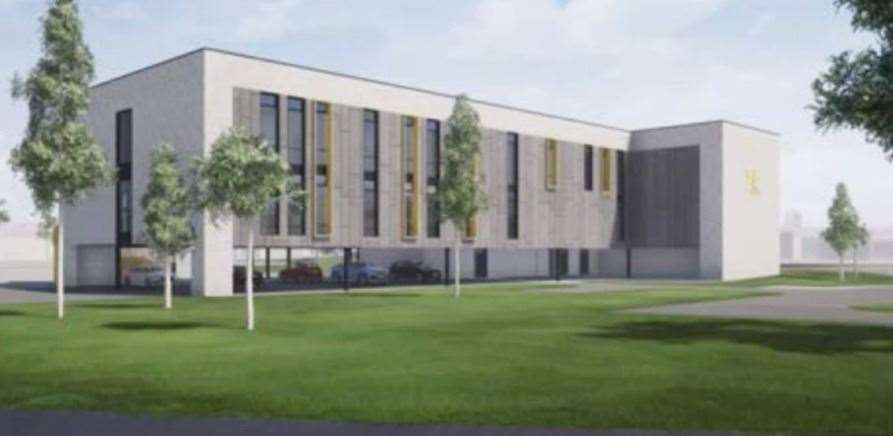 A CGI of the new primary school at Rochester Riverside. Picture: Countryside Properties UK