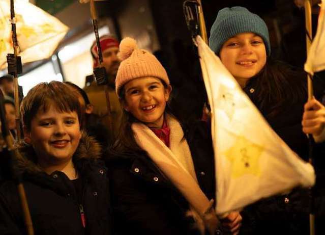 Pupils will carry lanterns they have made in workshops. Picture: Cohesion Plus