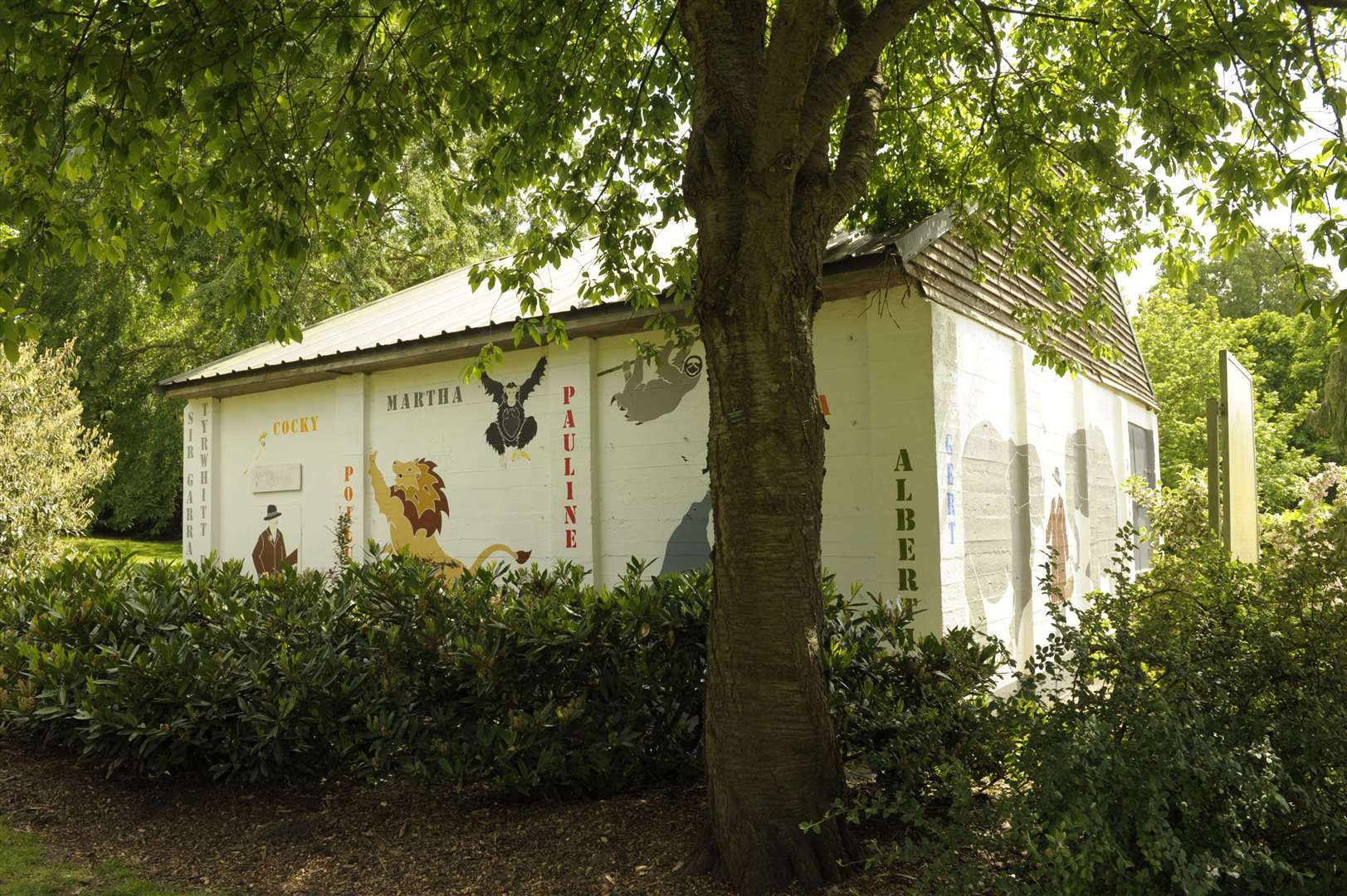 Spot the old parts of Maidstone Zoo in a walk through the Cobtree parkland