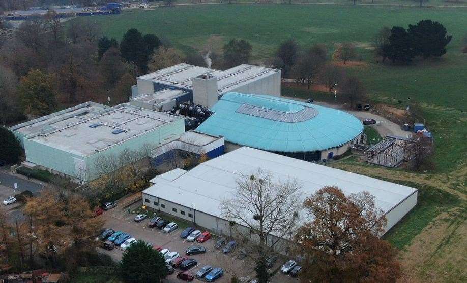 Maidstone Leisure Centre from above. Picture: Google Street View
