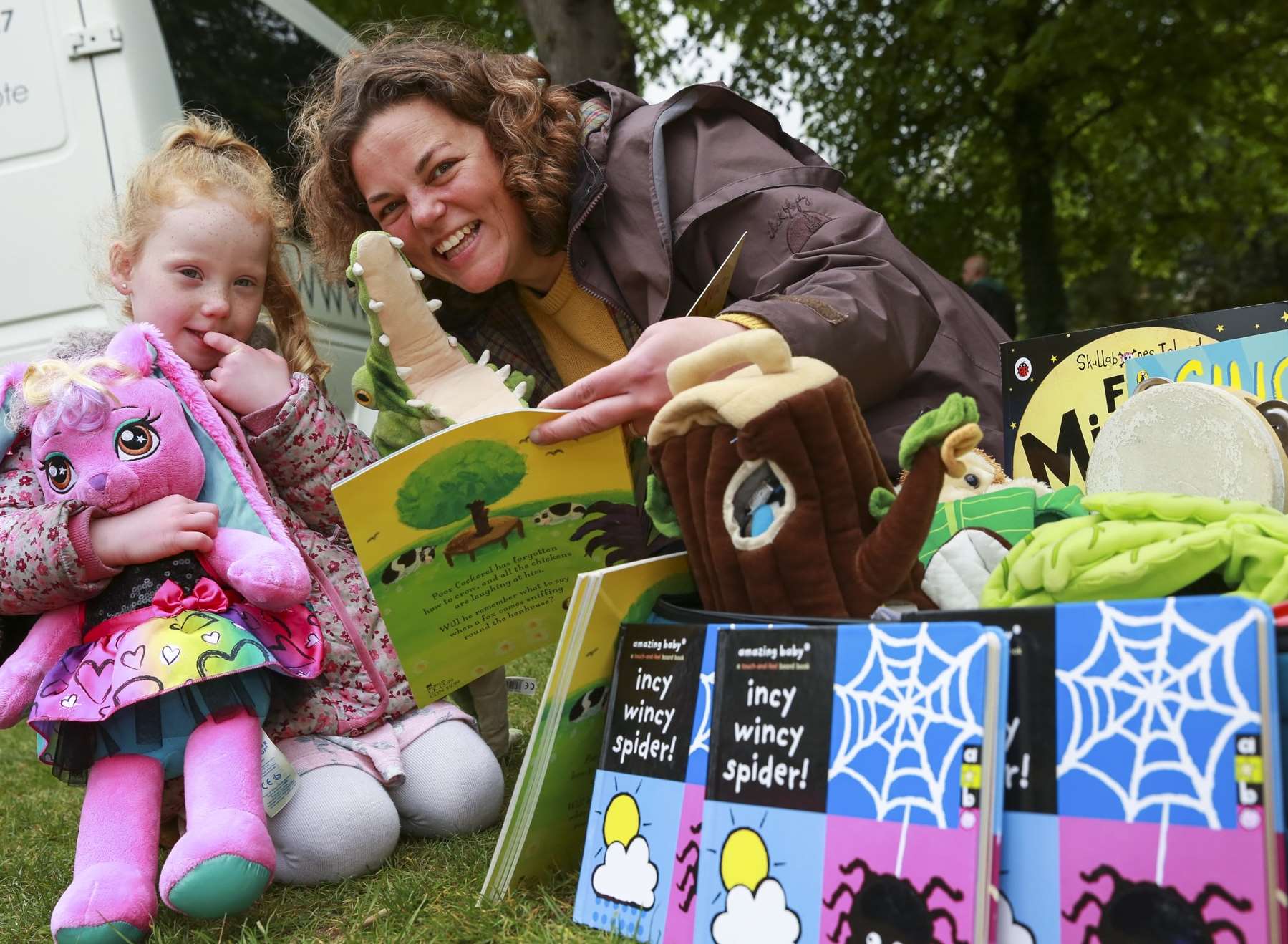 Emily Guille-Marrett, founder of Reading Fairy, pictured at the family event Buster's Big Bash which is run by the KM Charity Team each May.