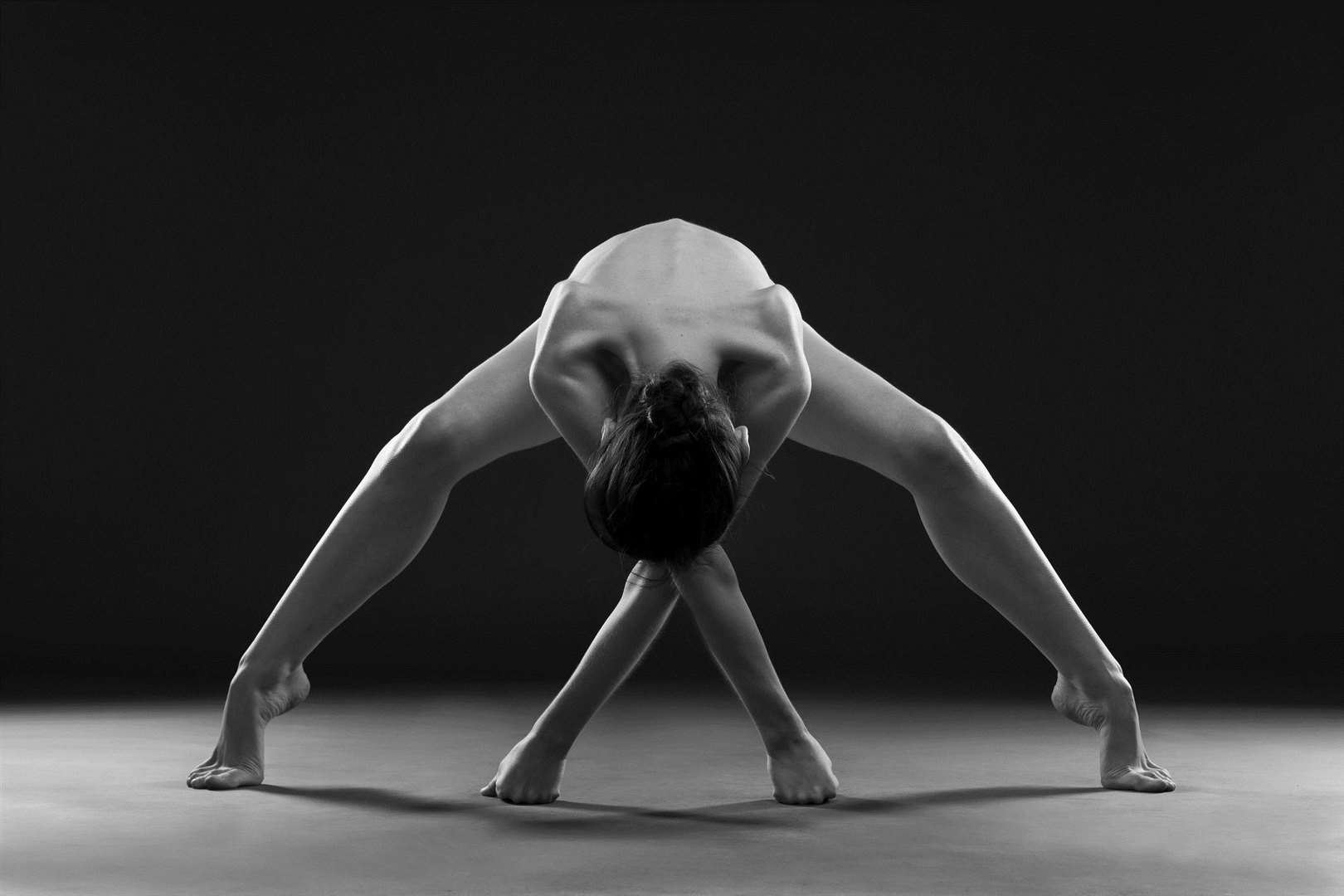 Naked yoga is all about being unrestricted by clothing in your movements.