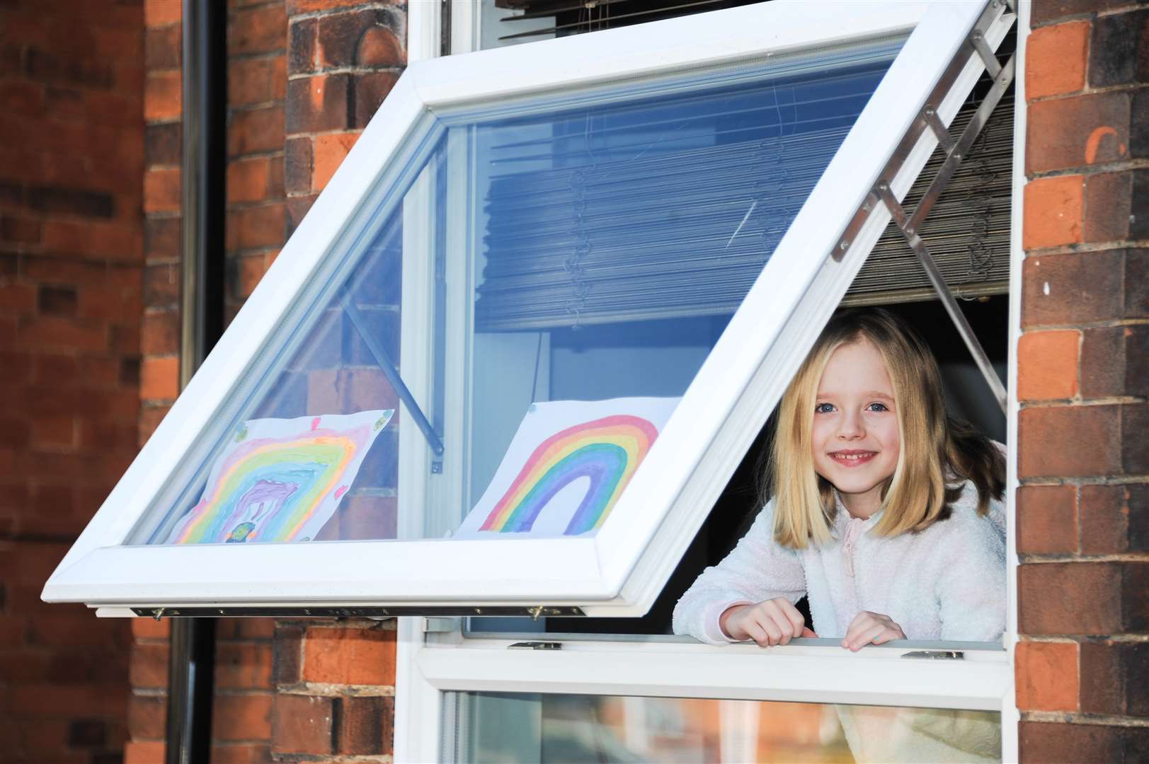 Rainbow drawing have become a symbol of hope during the coronavirus outbreak with children designing pictures for their windows