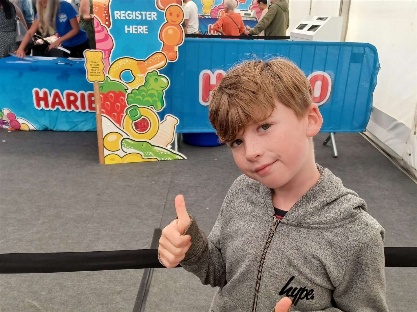 Max, aged 8, gave it the thumbs up