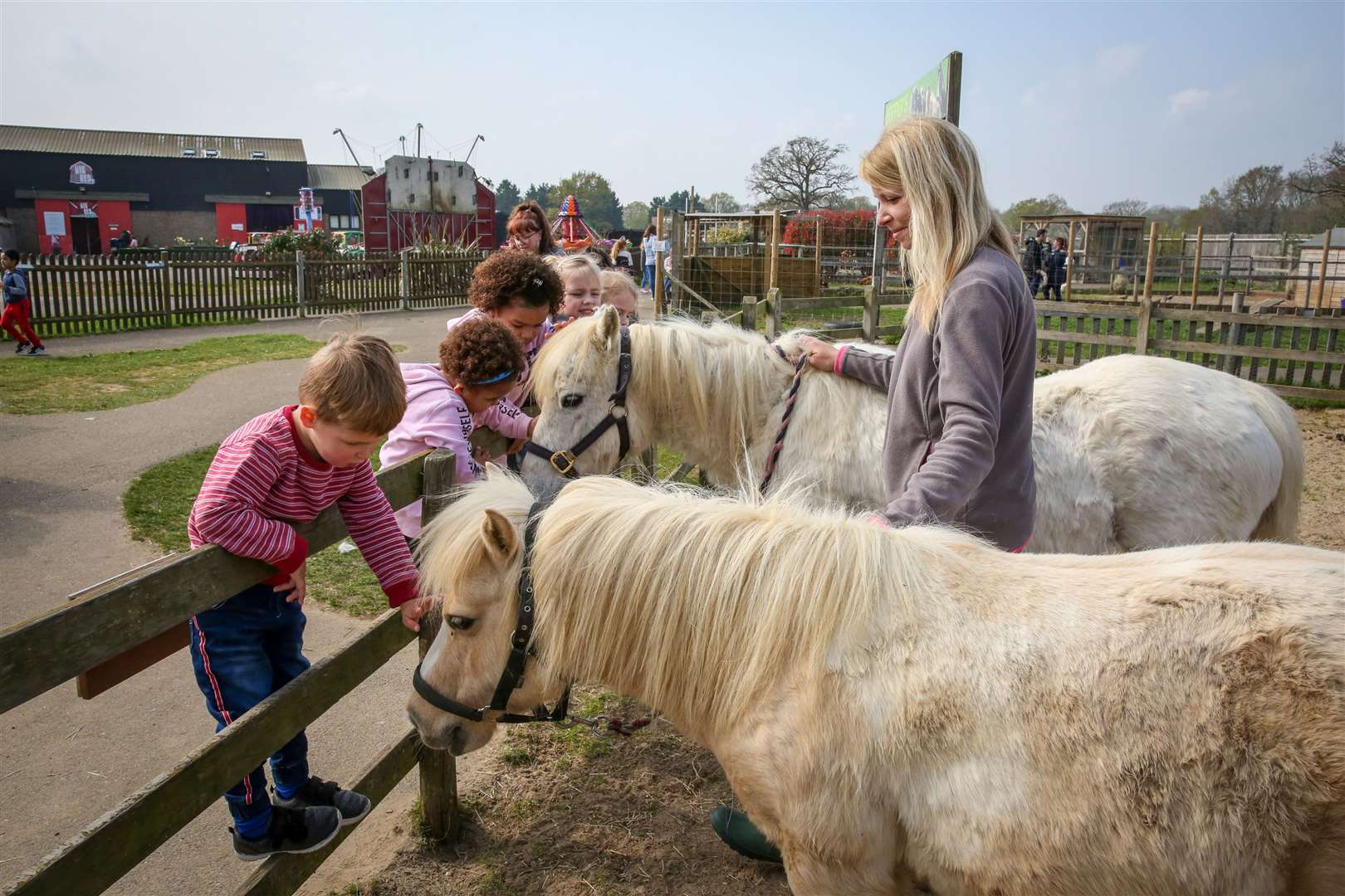The Hop Farm in Paddock Wood has animals to visit as well