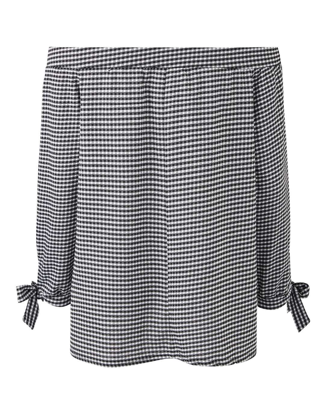 Simply Be Gingham Bardot Blouse, £16.50 (reduced from £25)