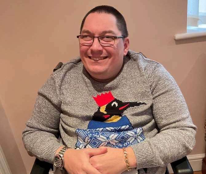 David Snook, from Whitstable, was told he would never be able to read. Picture: David Snook