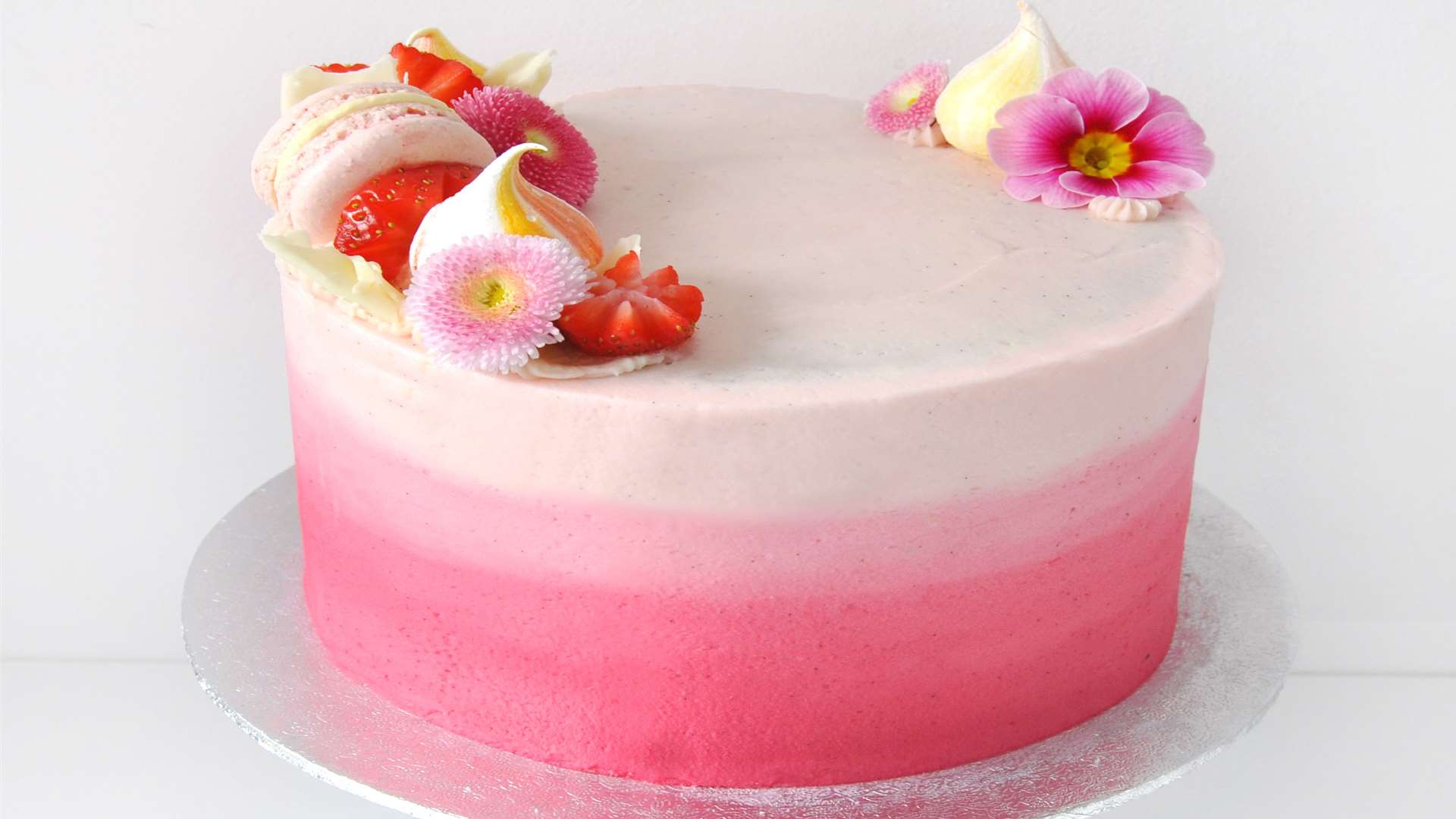 Georgia's ombre cake