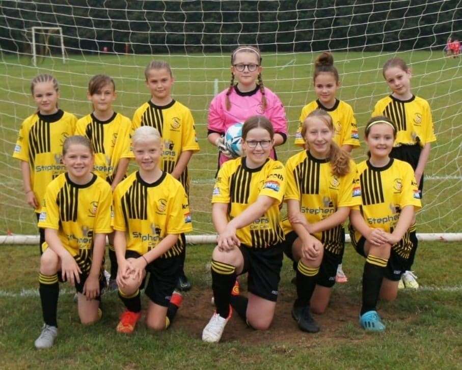 Larkfield Ladies under-11s. Picture: Kent FA