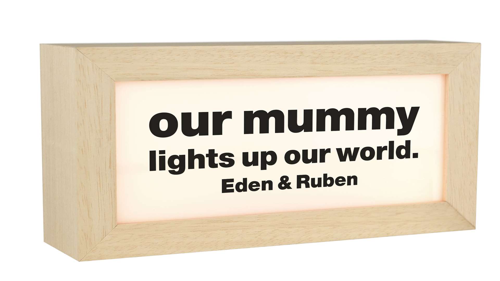 Light up Mother's Day with this lightbox