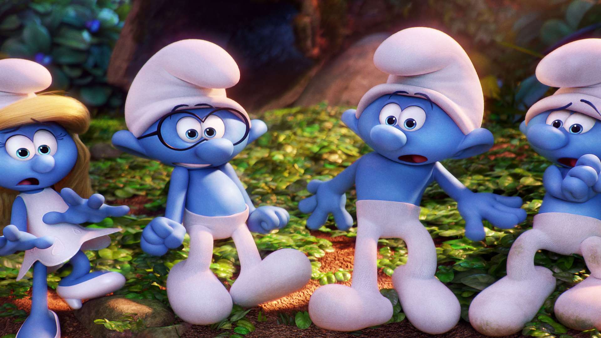 The Smurfs are back on the big screen. Picture: PA Photo/Sony