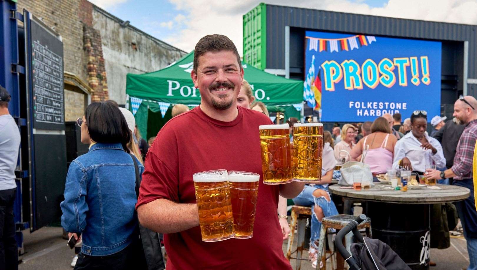 The Wünder Harbour, a Bavarian-style festival, is one of the attraction’s seasonal events. Picture: Folkestone Harbour