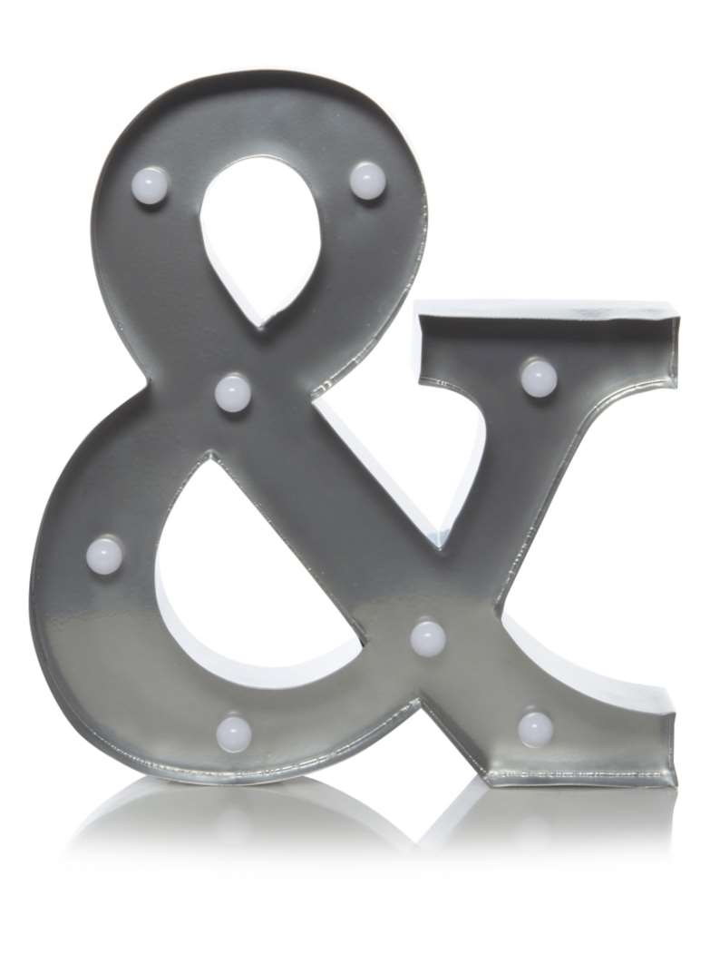 Ampersand Marquee Light £8