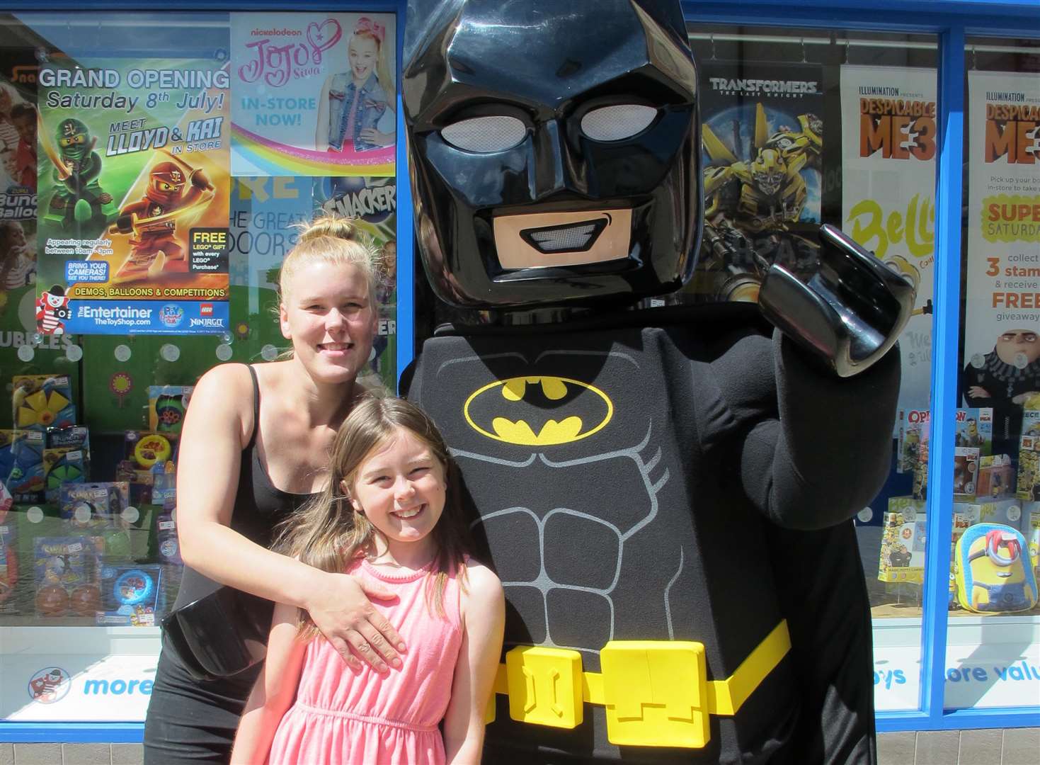 LEGO Batman will be meeting customers this Saturday
