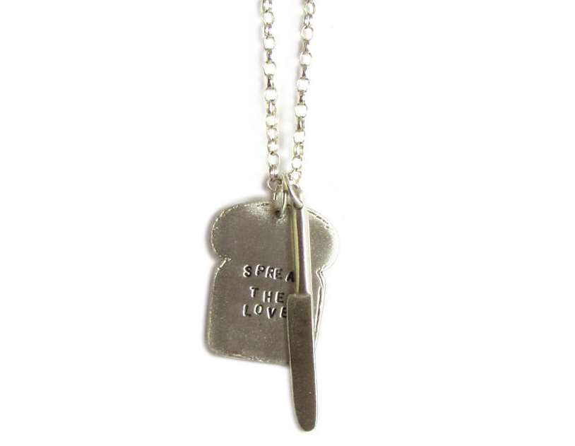 Bug Tilley's Toast Necklace, £65, available from The Pommier