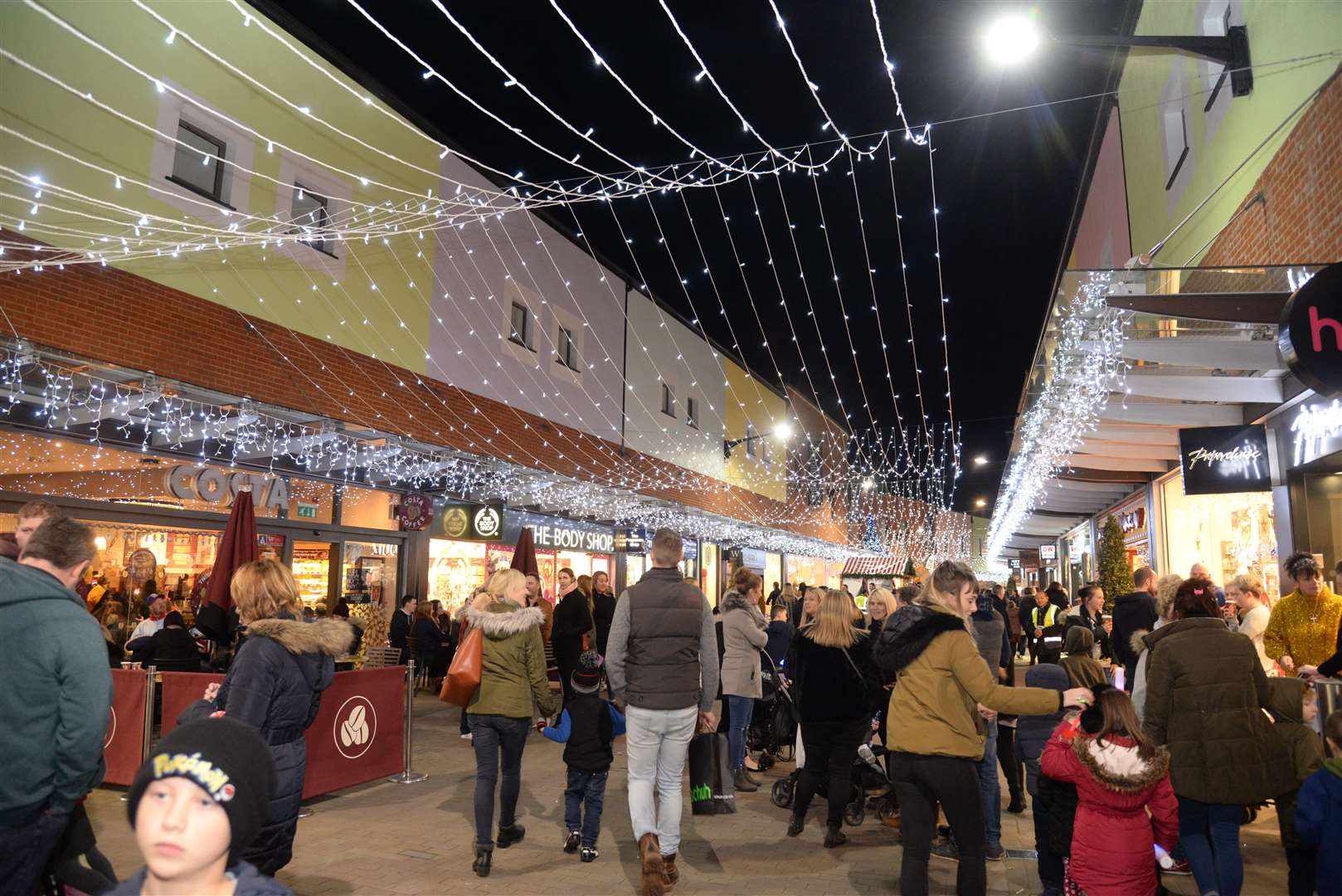 Last year's switch on in Fremlin Walk