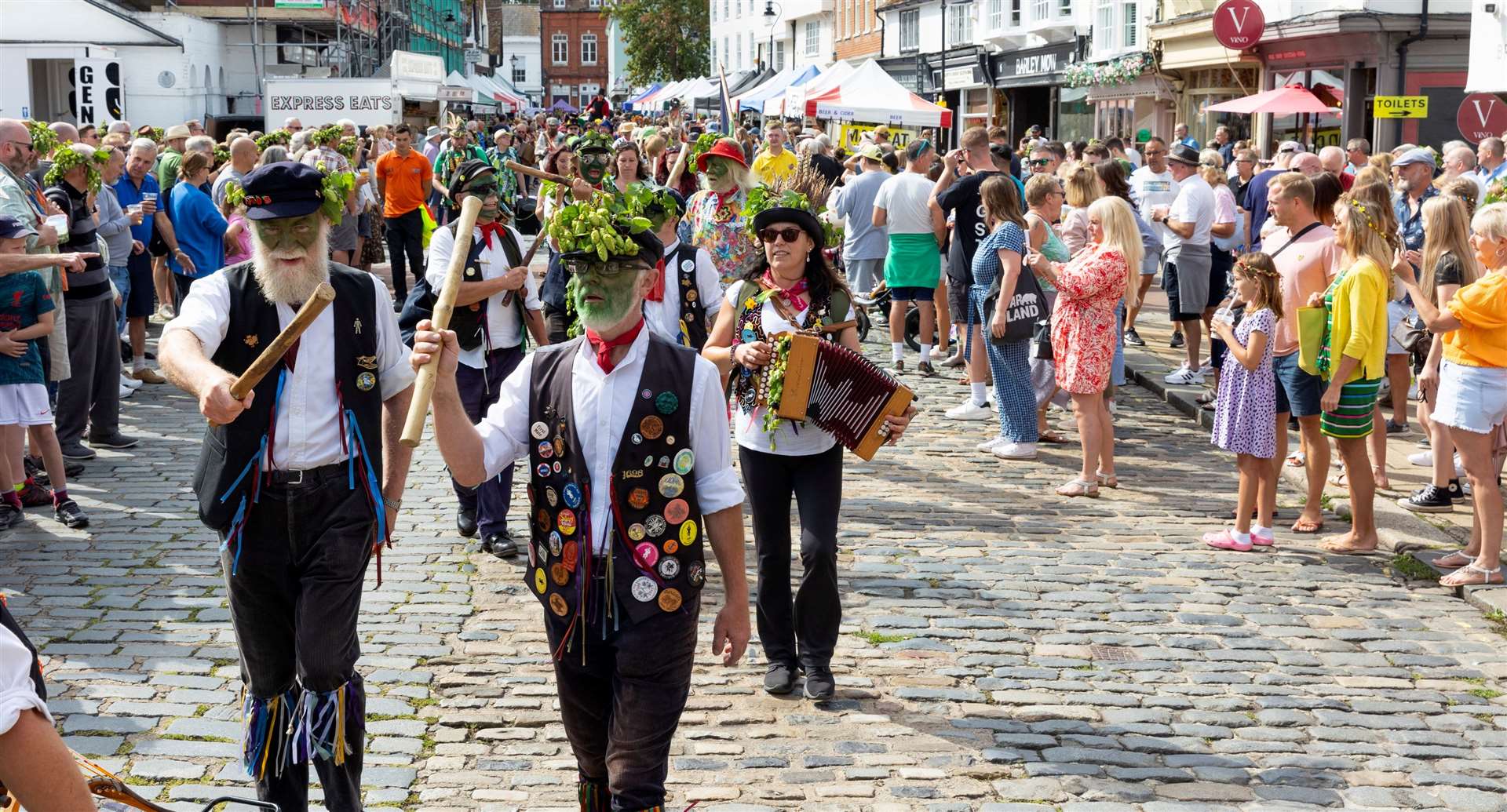 The annual Hop Festival is a celebration of the town’s brewing heritage. Picture: Martin Apps for Shepherd Neame