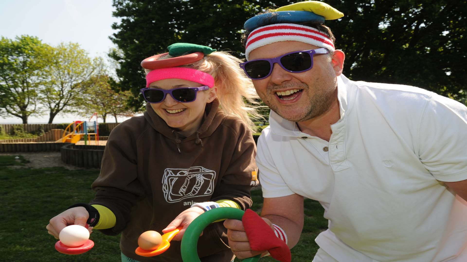 Ready, steady, go - kmfm's Garry and Emma