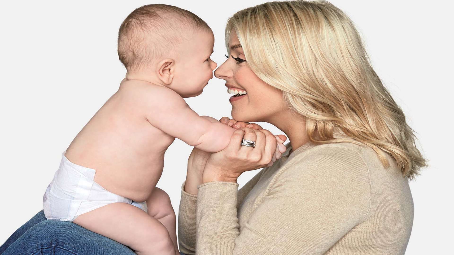In her book, Holly Willoughby warns mothers to take medical advice before rushing home after the birth.