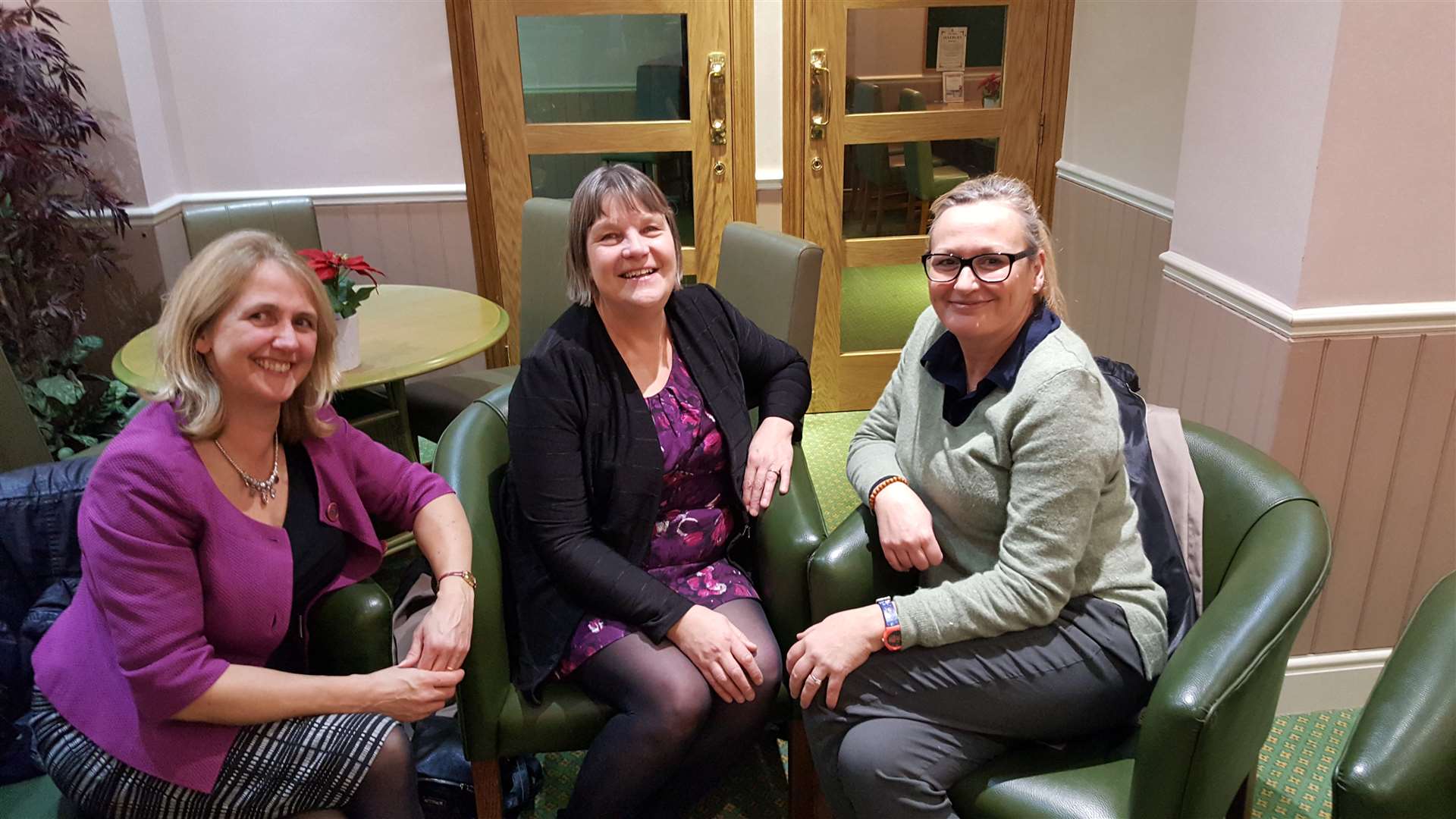 From left, Sara Williamson, head teacher of St Michael's Primary School; Sally Lees, chief executive of the Trust and Homewood principal and Sam Crinnion, executive head teacher of Tenterden Primary Federation