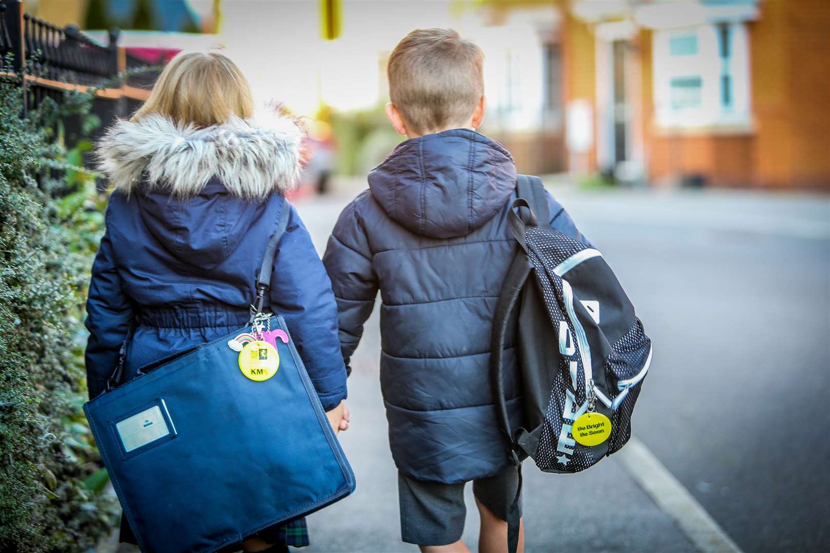 If children wear dark coats and clothing to school parents need to help ensure they can be seen by car headlights