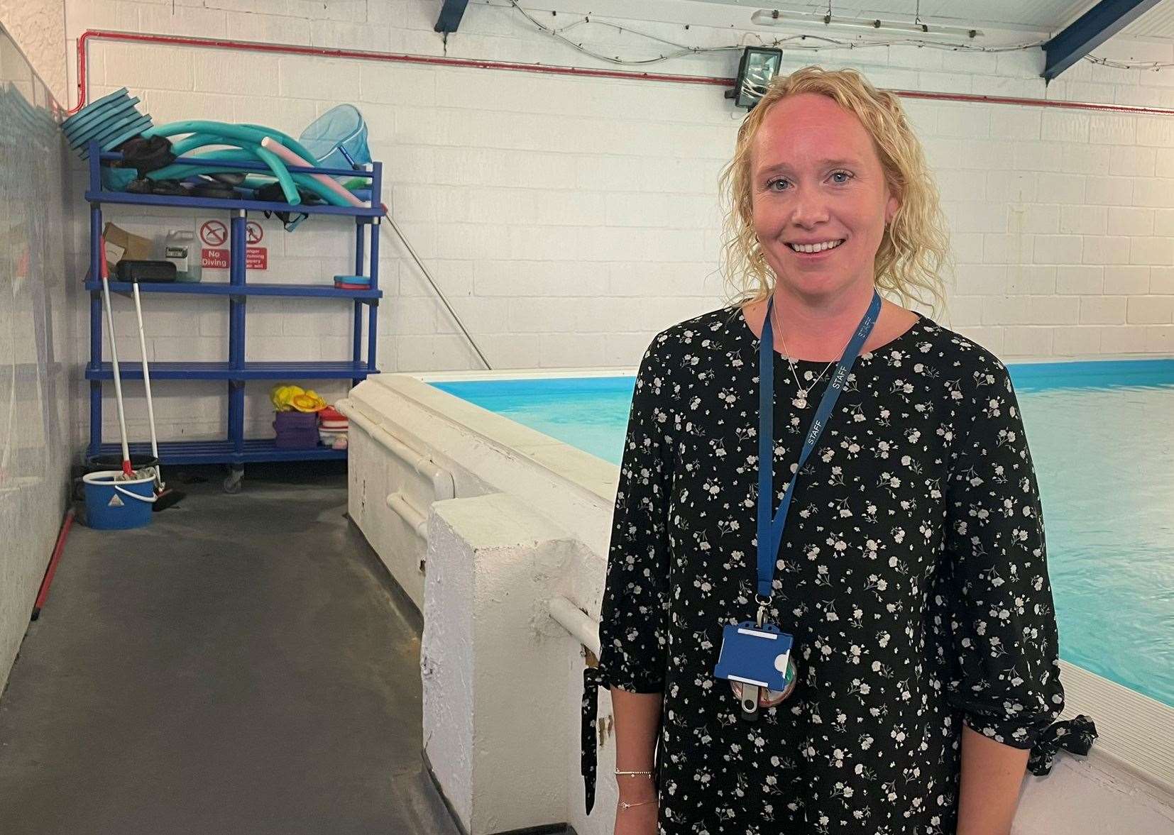 EYFS lead Natalie Simpson said the school is struggling to finance the pool