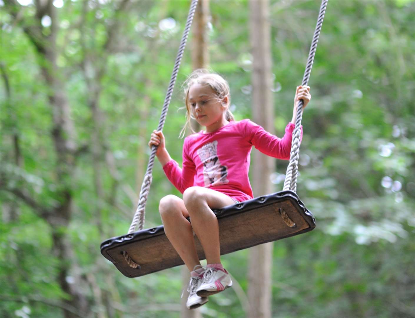 Giant swings are hugely popular at Groombridge