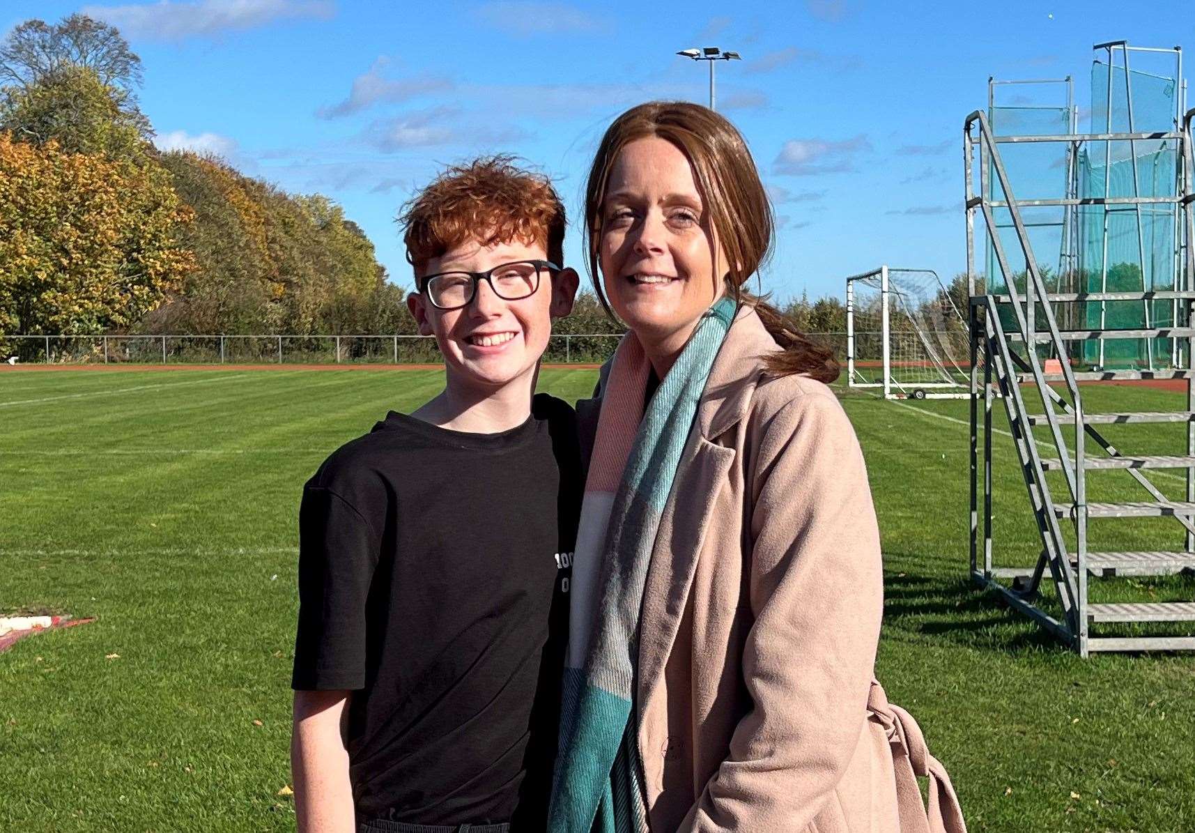 Oscar is running 100 miles to fund cancer treatment for his mum Rebecca, from Sturry