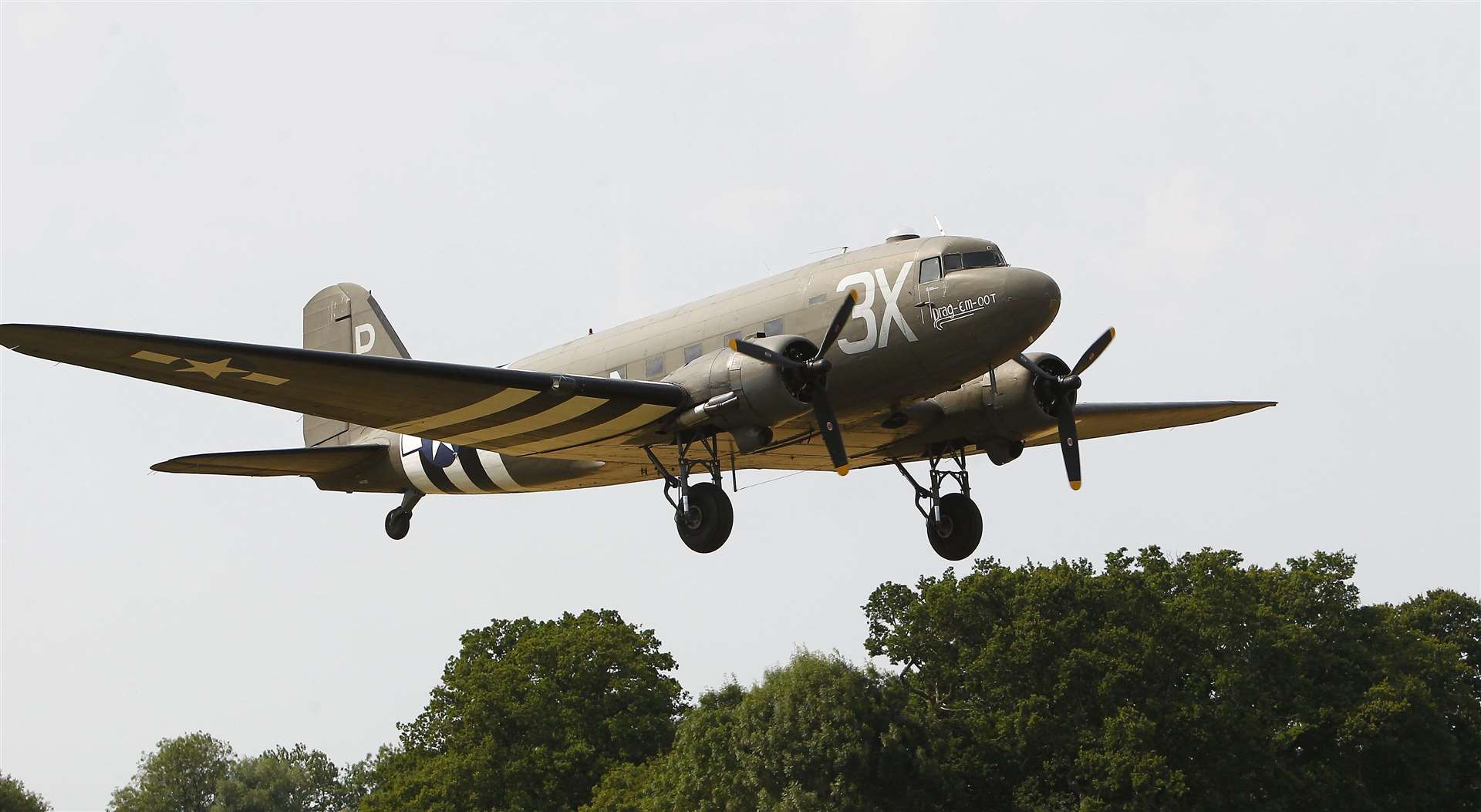 The planes are flying over Kent on Wednesday on their way to France