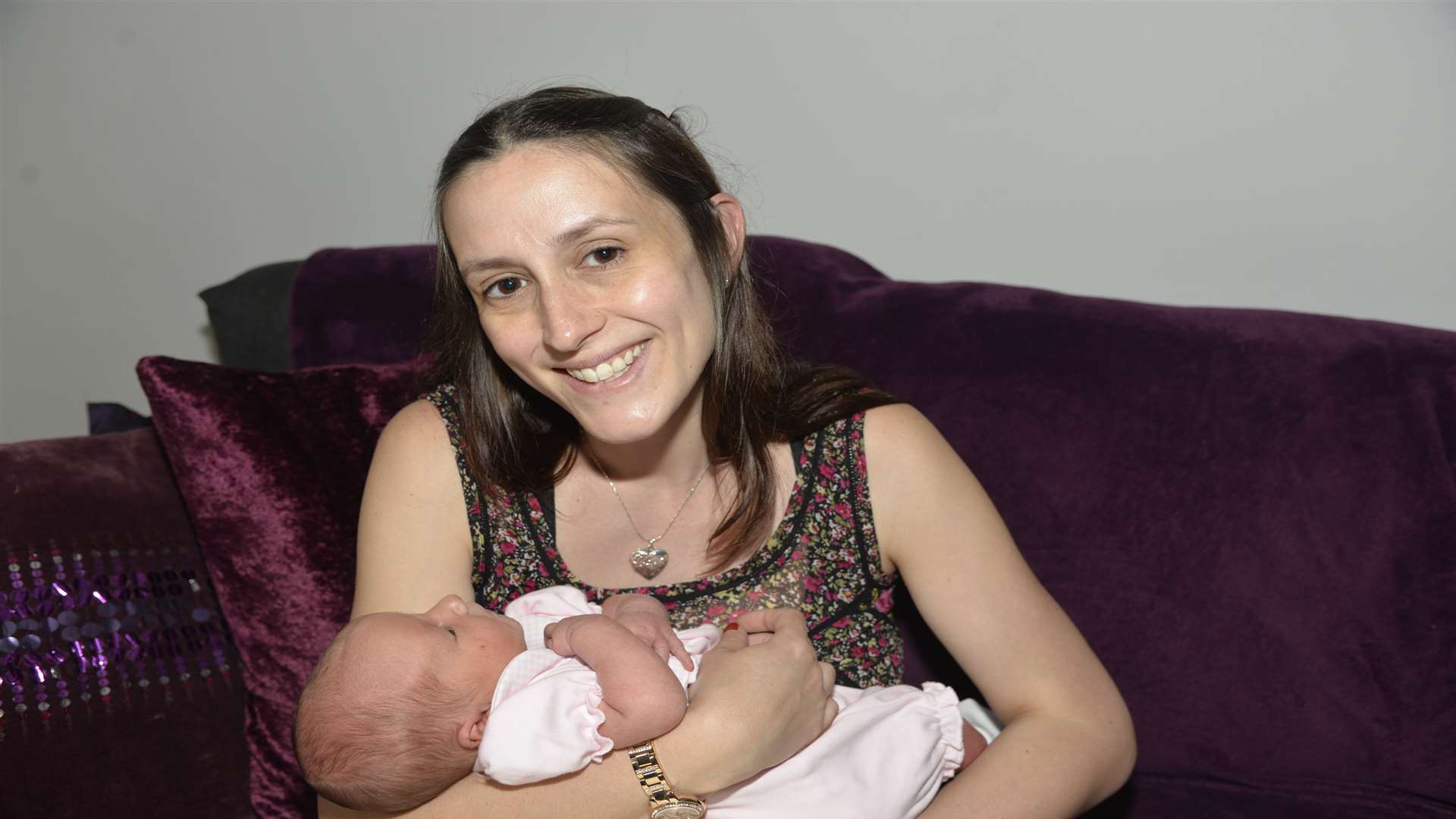 Sasha Tadman gave birth in petrol station, Picture: Ruth Cuerden