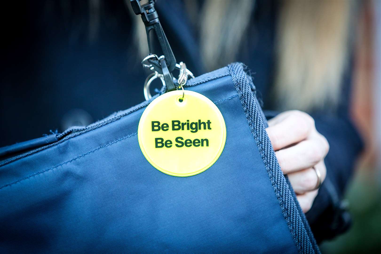 Make sure your children and bright and can be seen this winter using reflective strips or keyrings