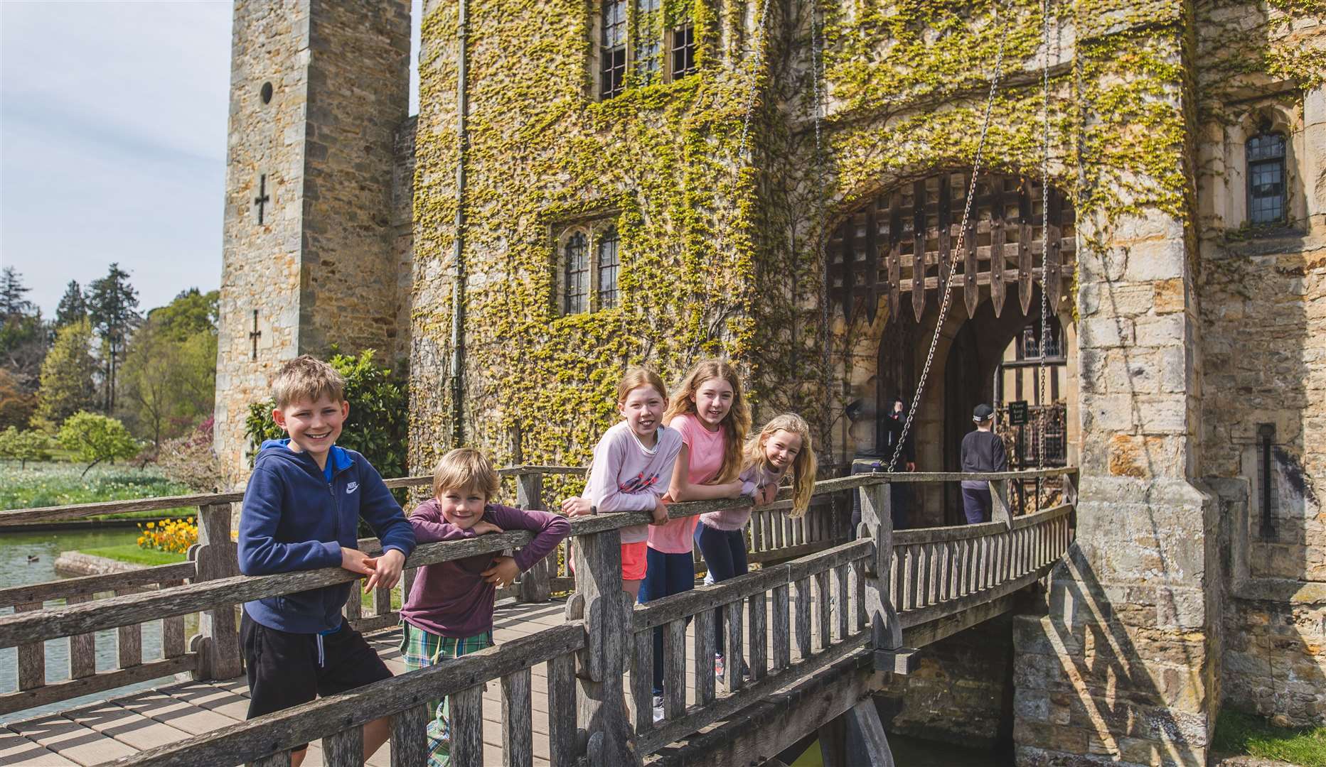 Spend time with the family in Hever Castle’s award-winning gardens. Picture: Hever Castle and Gardens