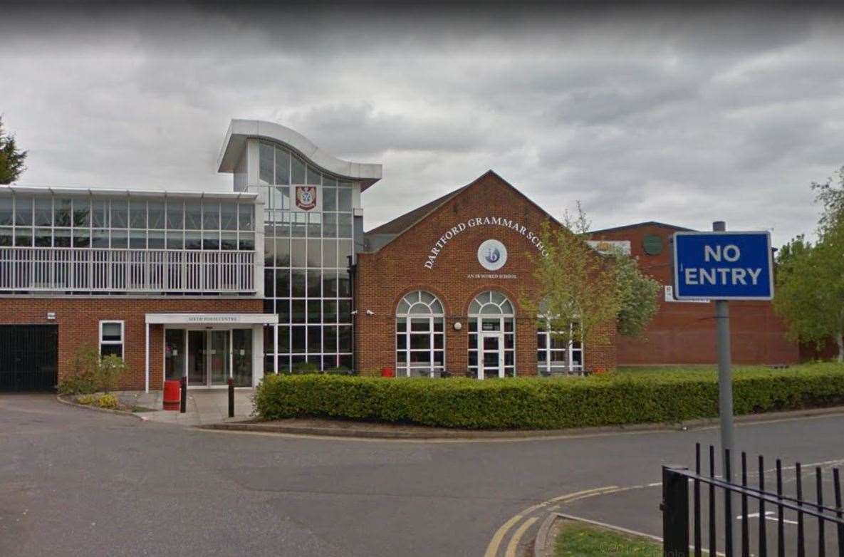 Dartford Grammar School consistently ranks among the best in the country. Photo: Google