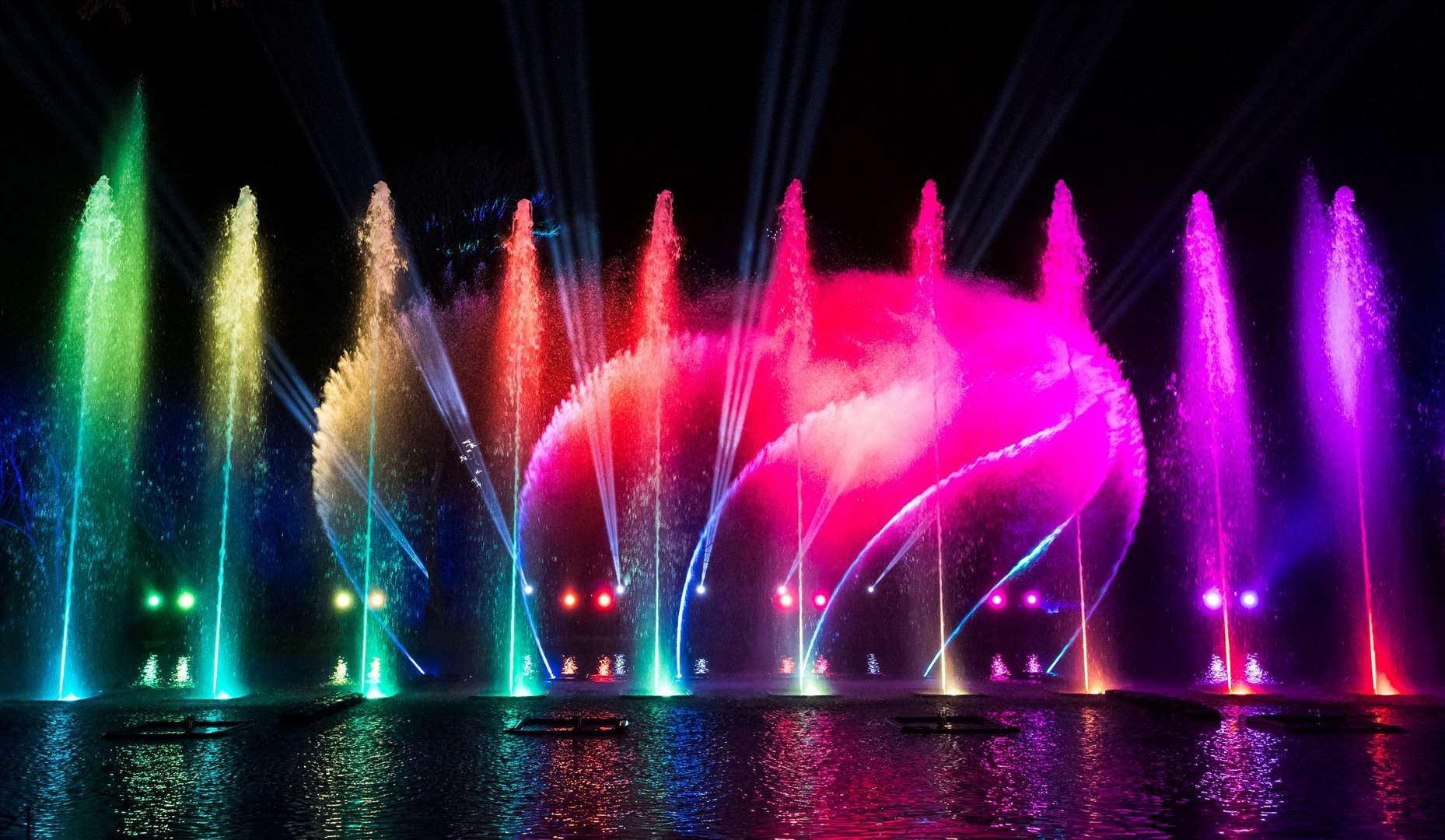 The Christmas light trail at Leeds Castle will return with immersive elements for 2025. Picture: Jake Davis