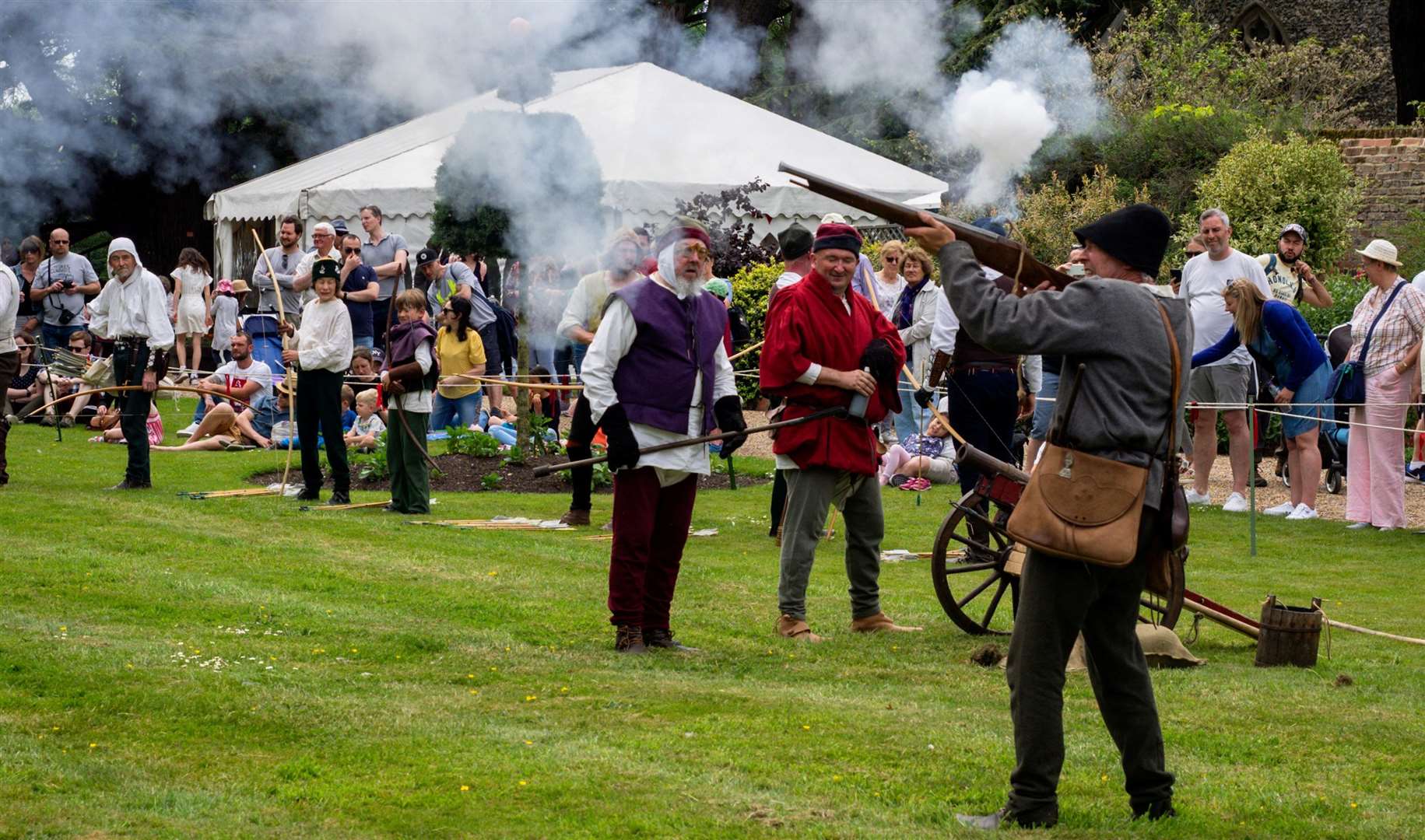 Medieval Magic is an annual event that comes to Lullingstone Castle every bank holiday weekend. Picture: Alan Graham