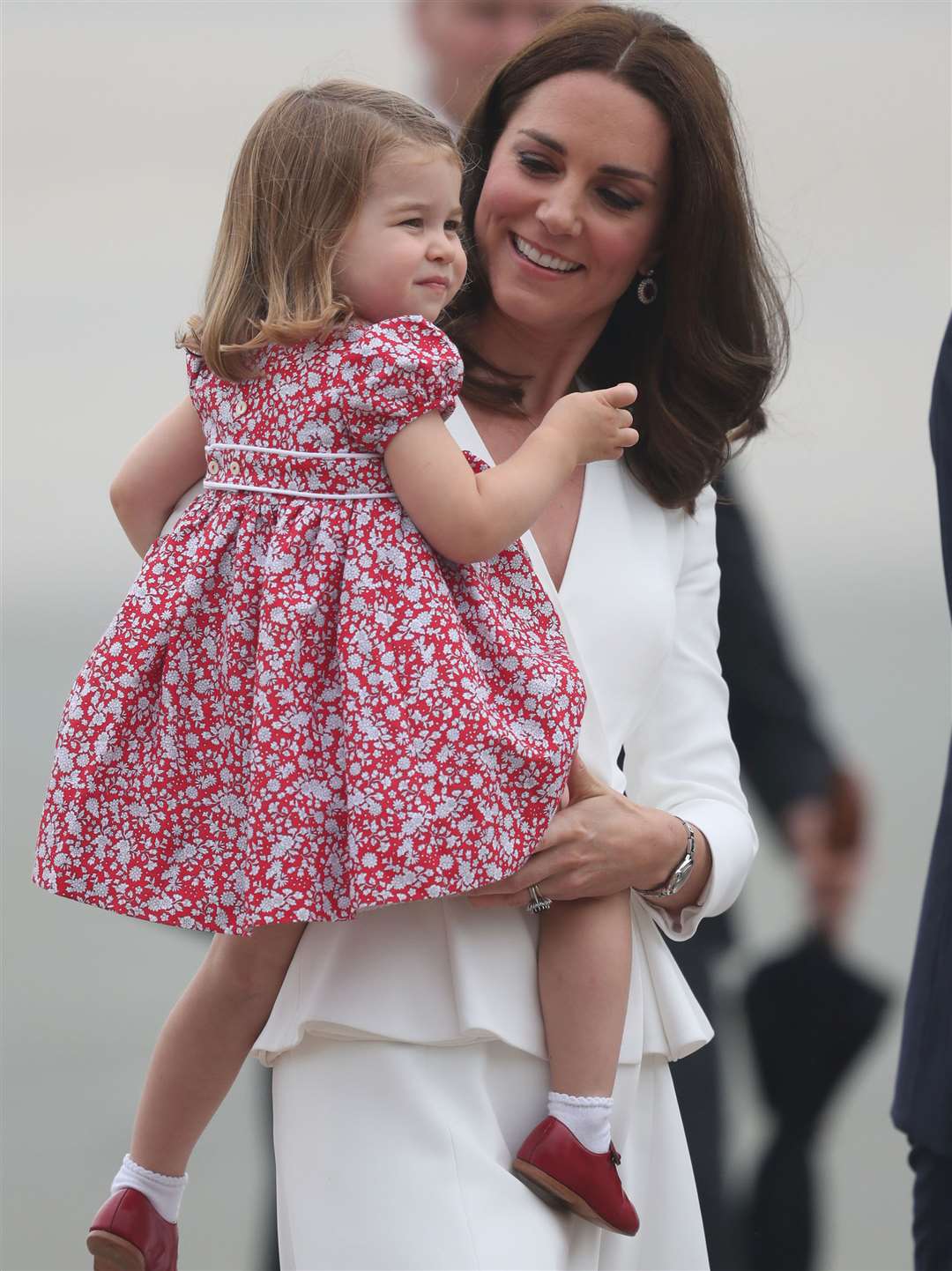 The Duchess of Cambridge with Princess Charlotte