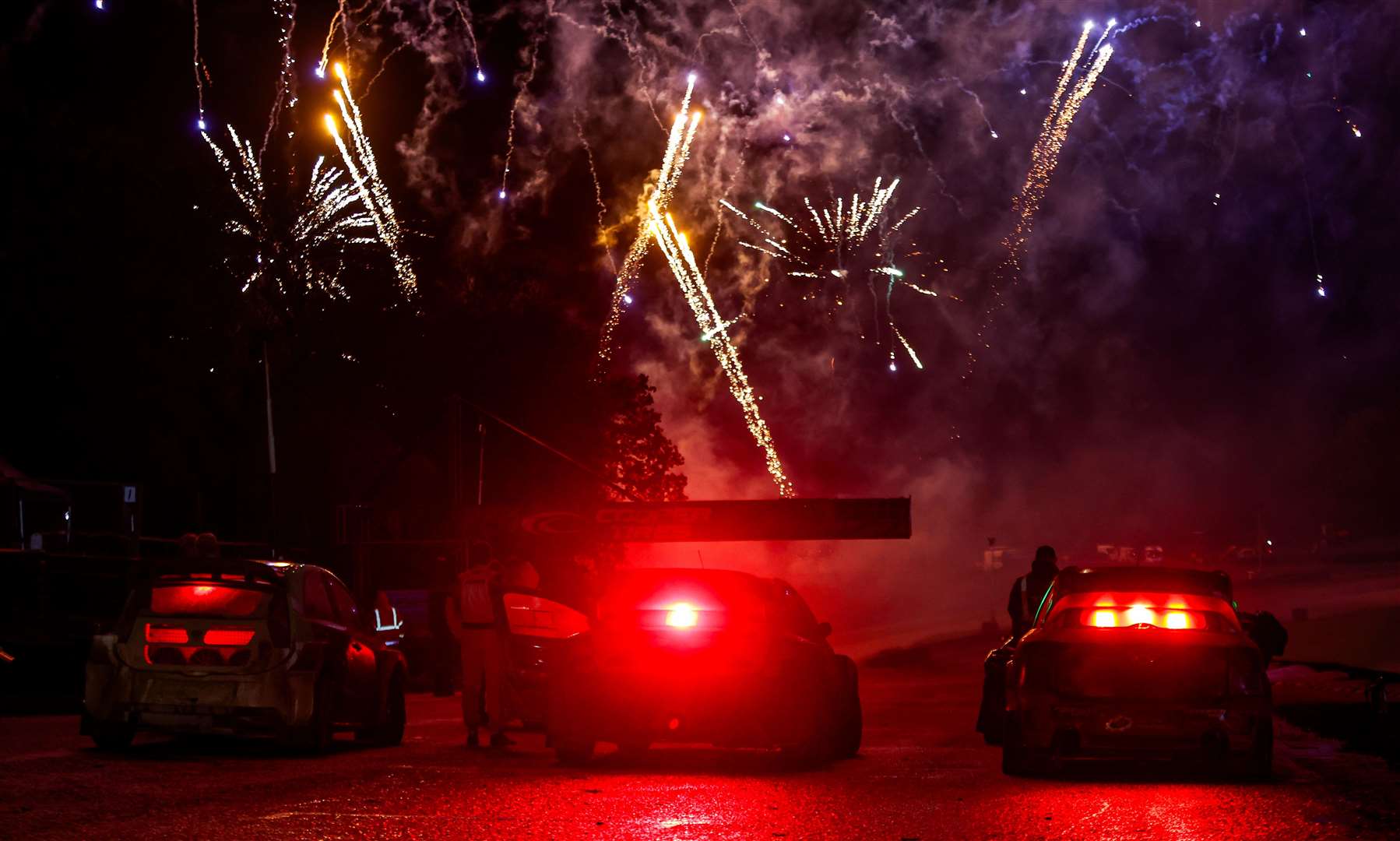 Racing and fireworks come together at Lydden Hill this November. Picture: Lydden Hill