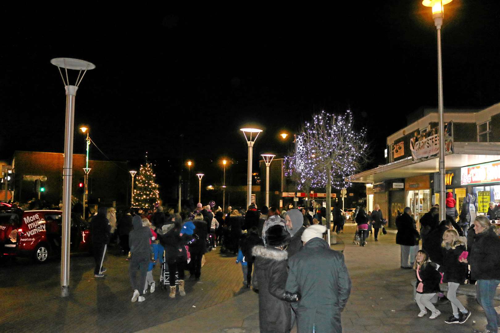 Switching on of the Christmas lights, Strood town centre