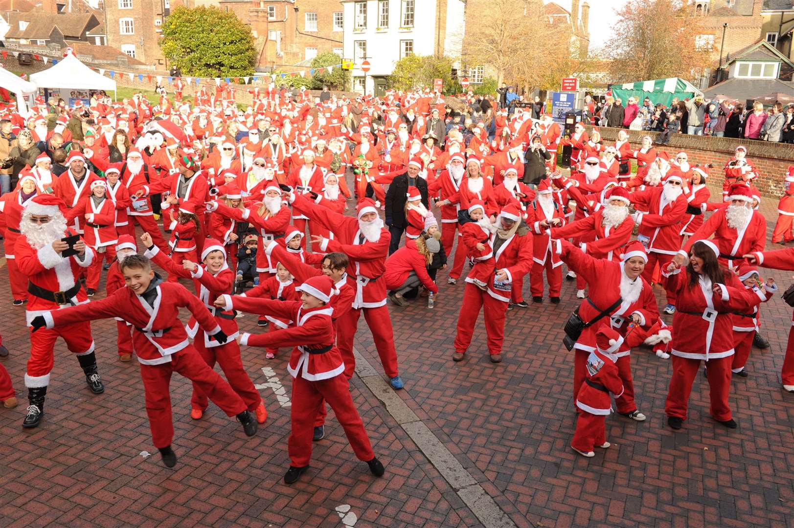 Medway's Santa Run is this weekend in its new home at The Dockyard